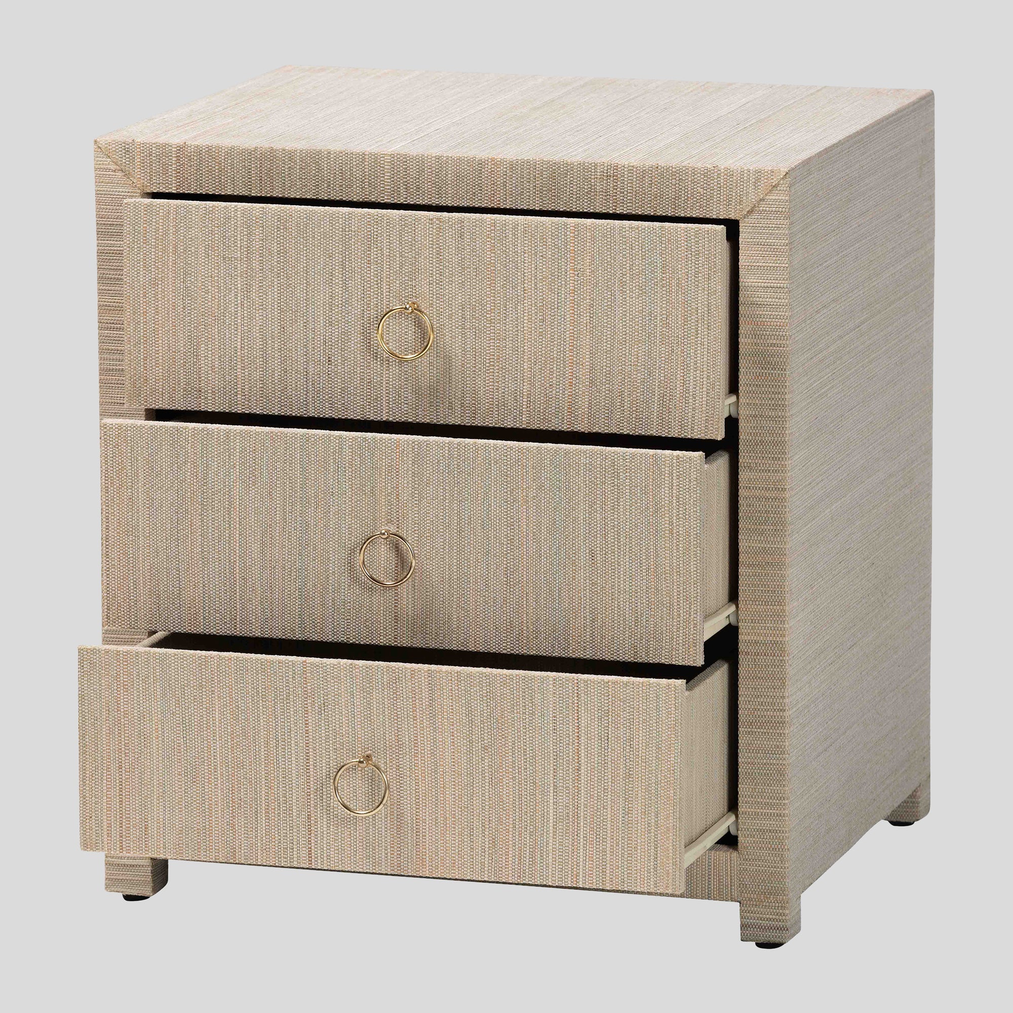 Ruben Grasscloth Nightstand