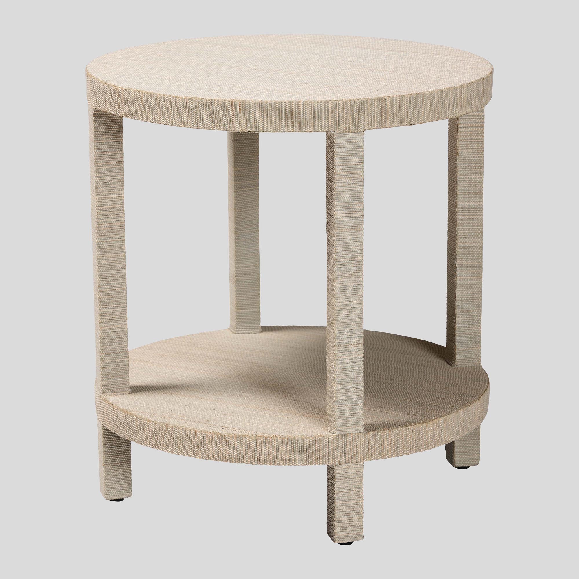 Maddie Grasscloth End Table