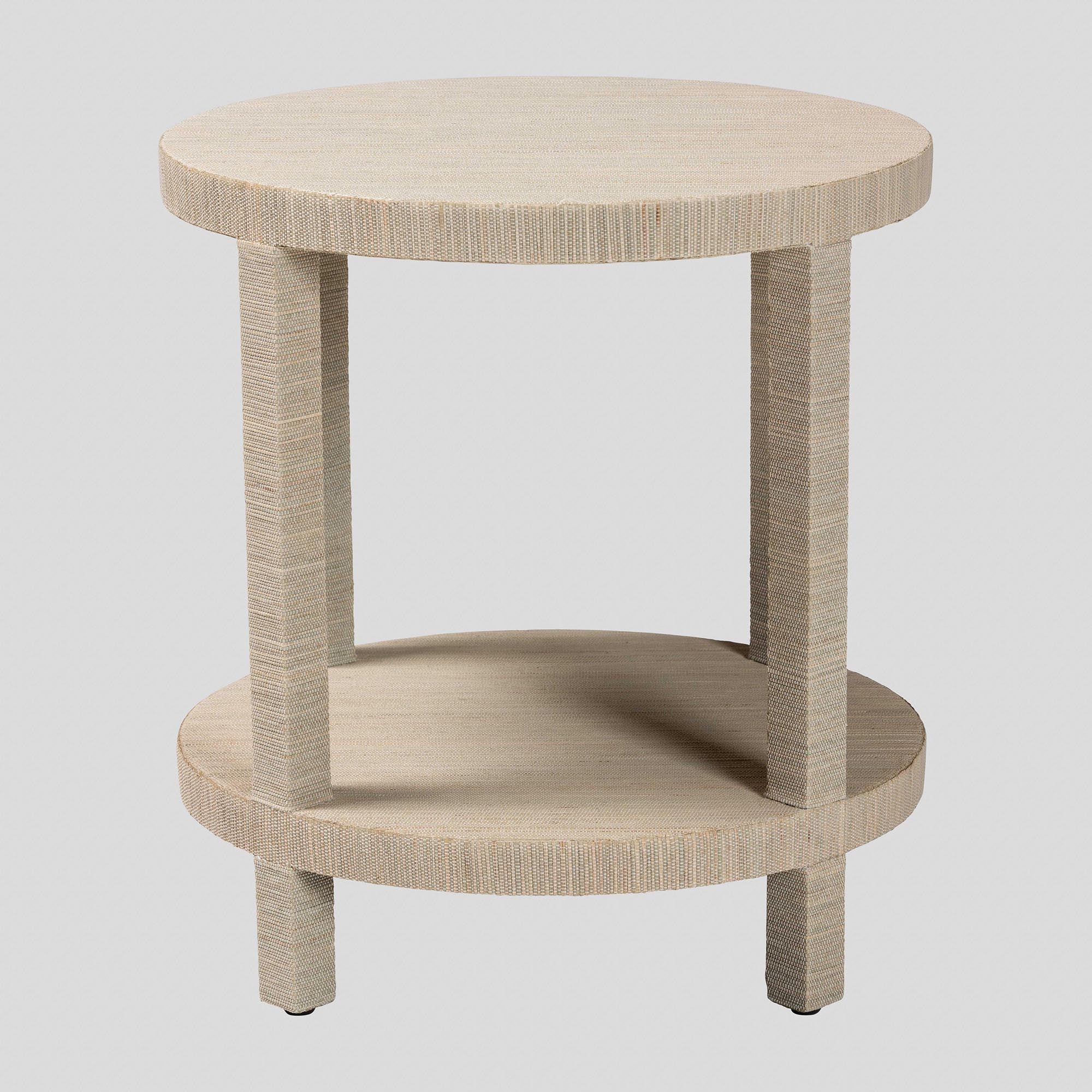 Maddie Grasscloth End Table