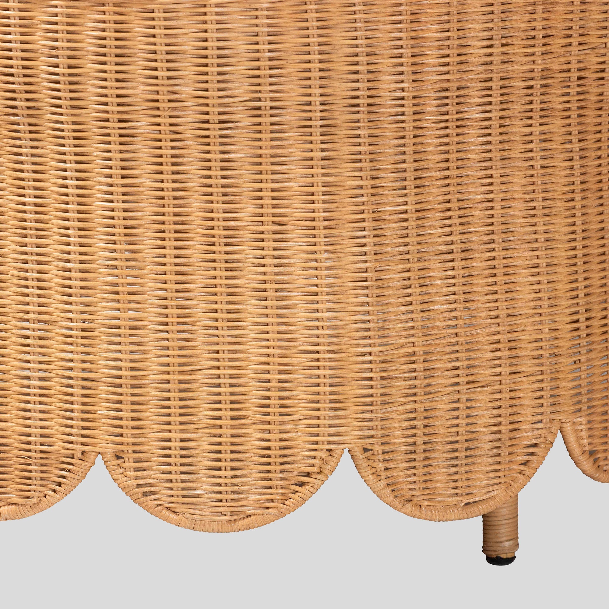 Zander Rattan Ottoman
