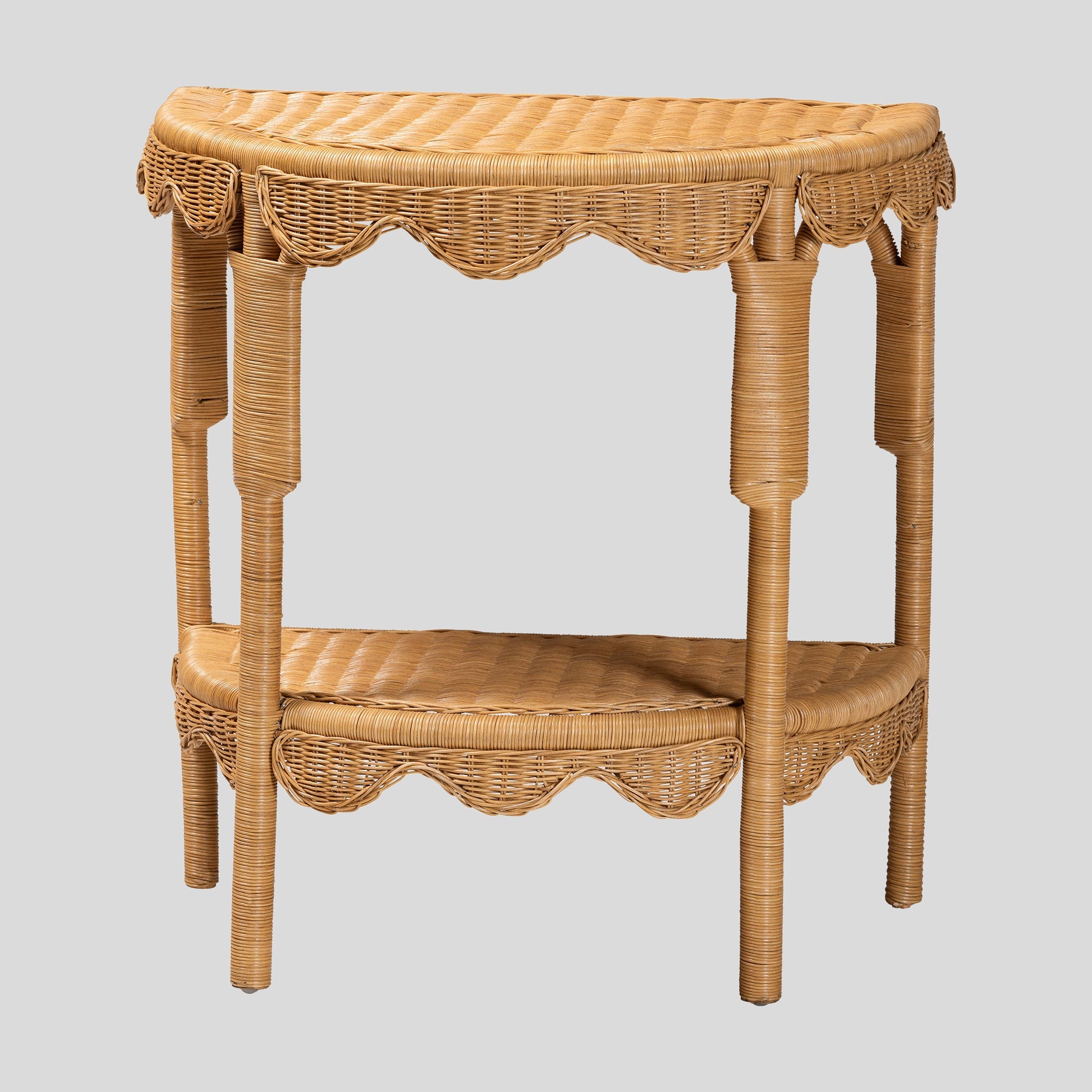 Lukas Rattan Console Table