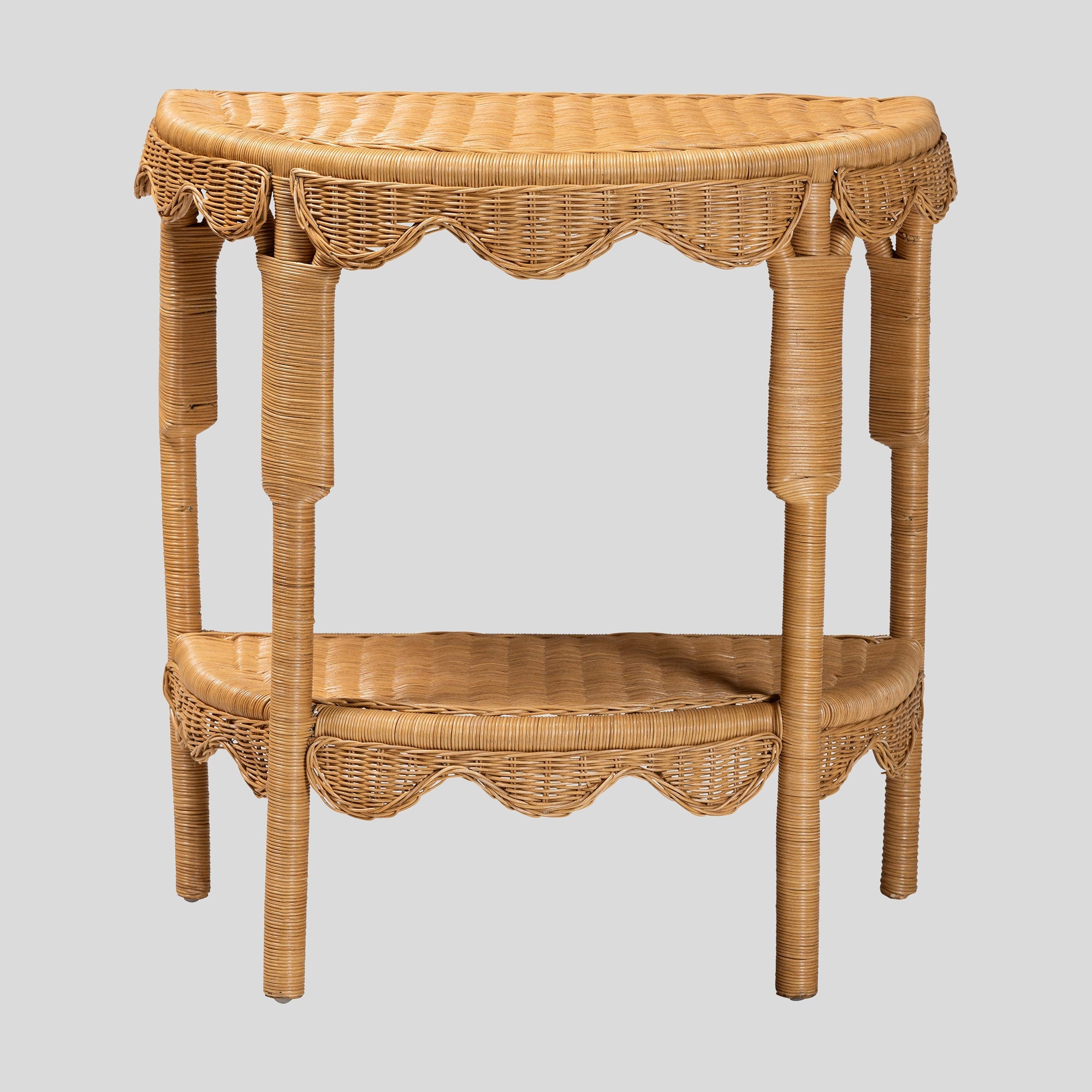 Lukas Rattan Console Table