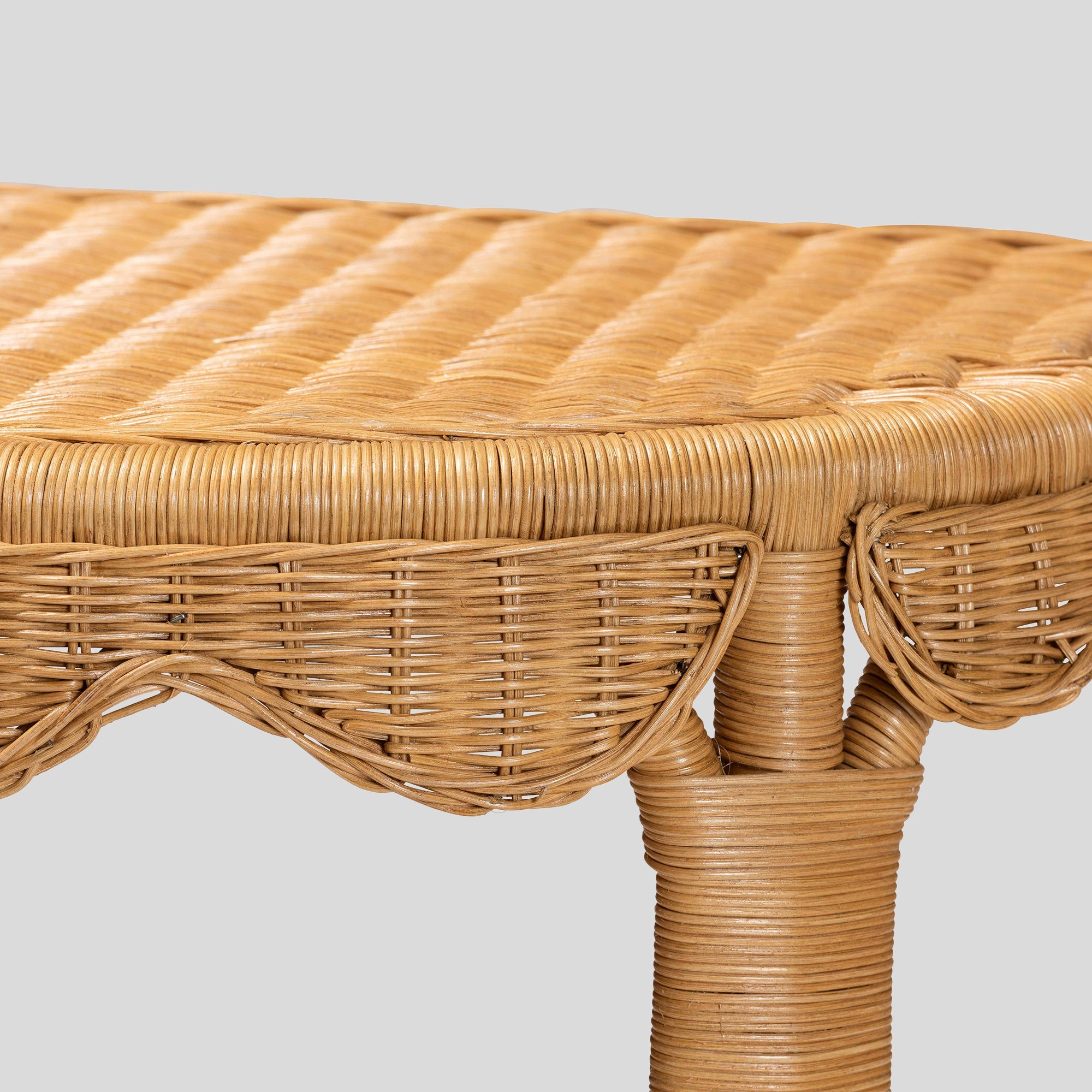 Lukas Rattan Console Table