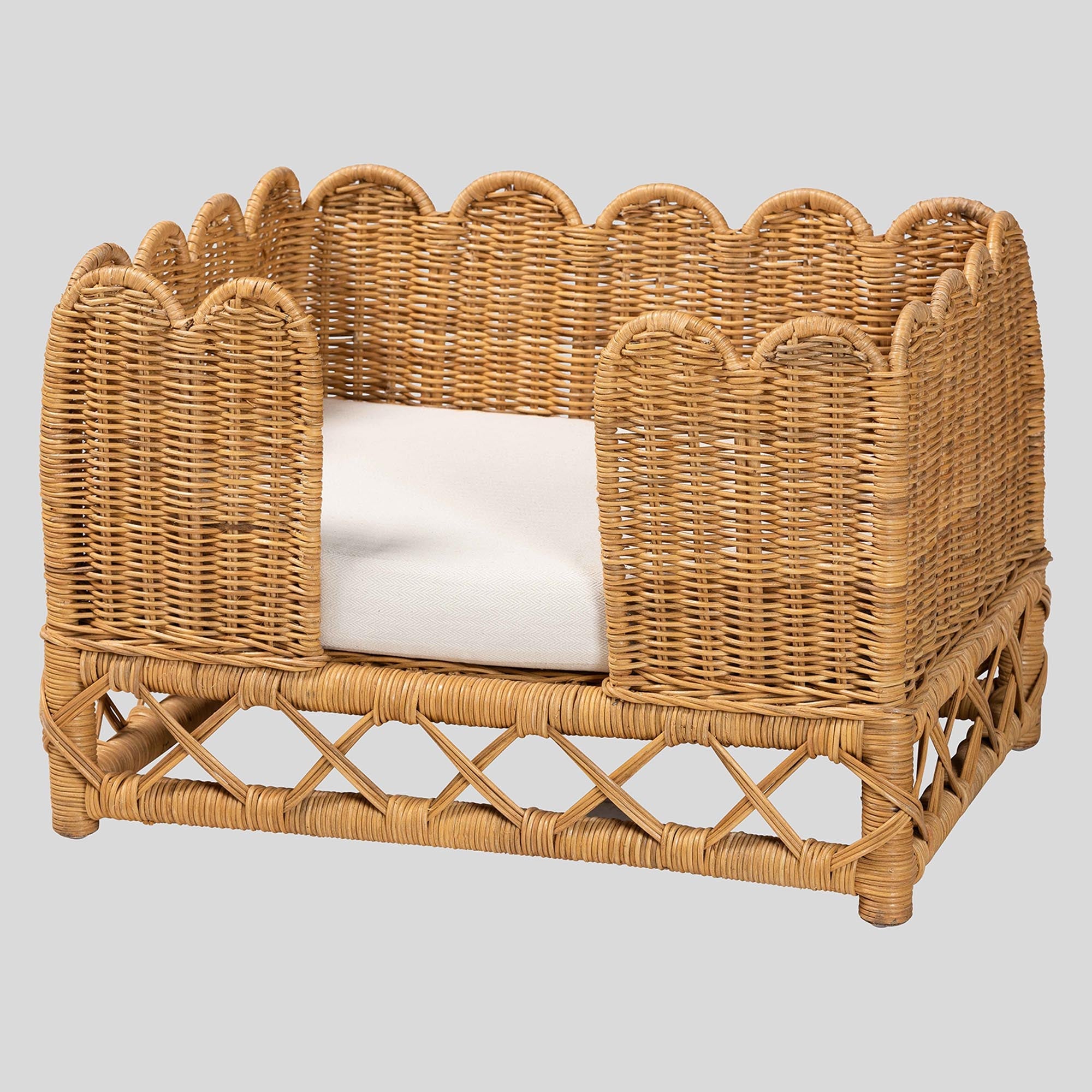 Usman Rattan Pet Bed