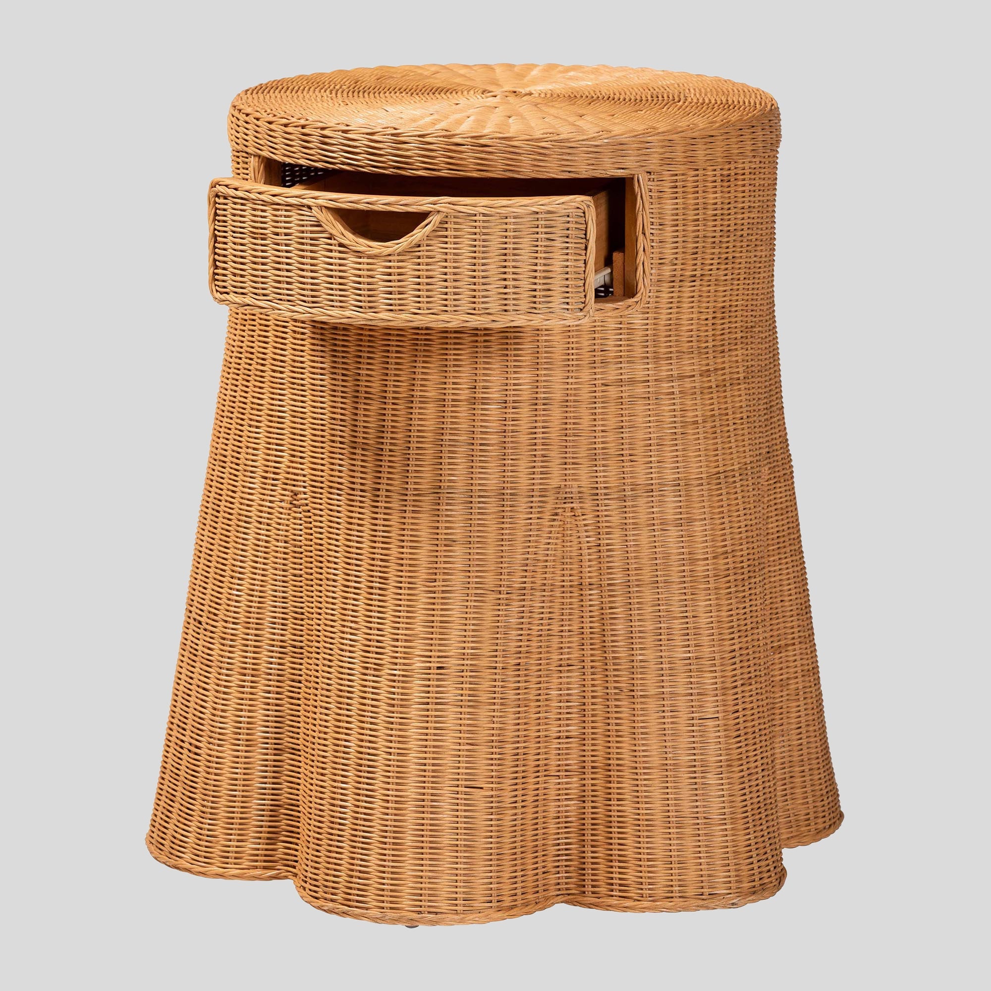 Solenne Rattan Console Table