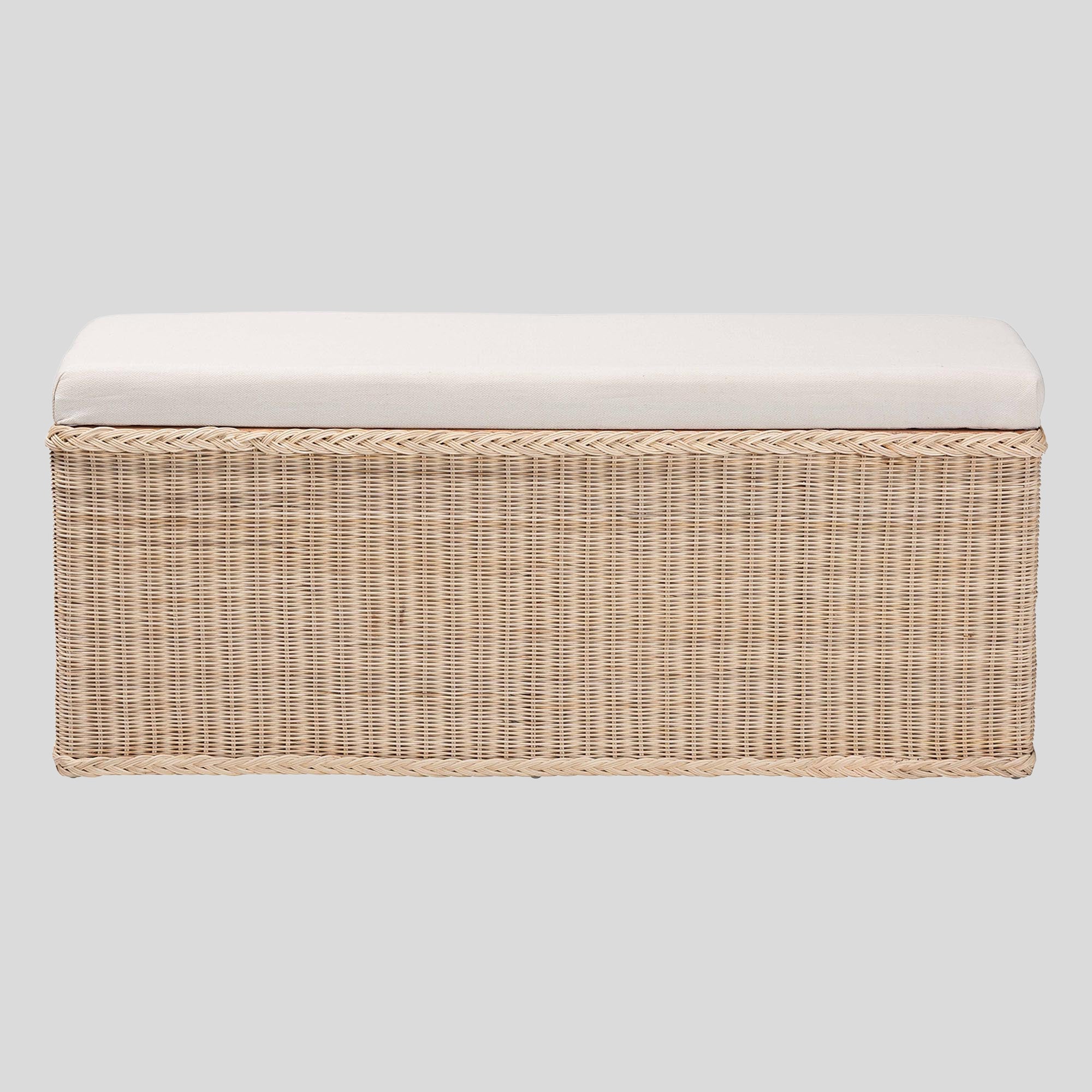 Kaelis Rattan Storage Bench