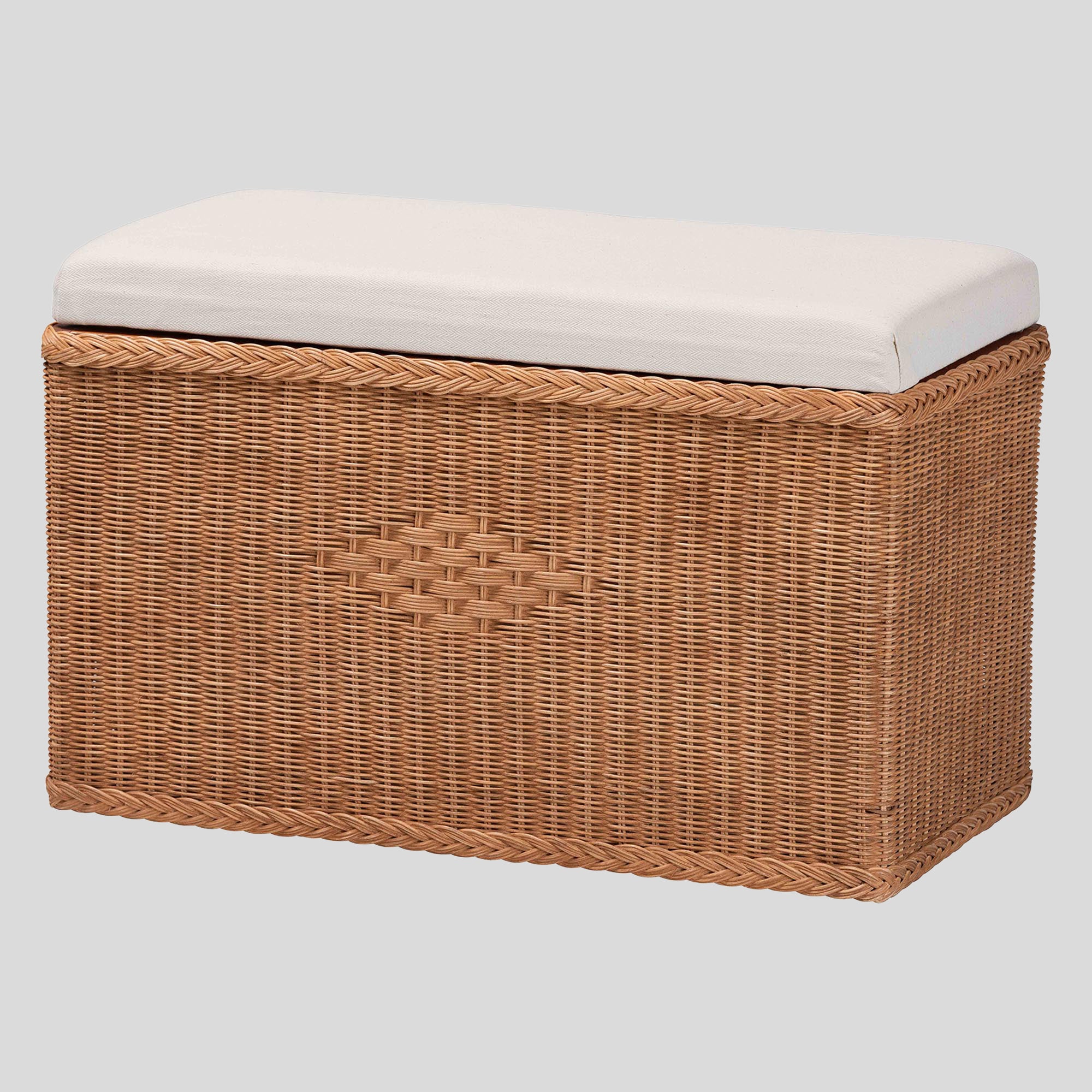 Liora Rattan Storage Bench