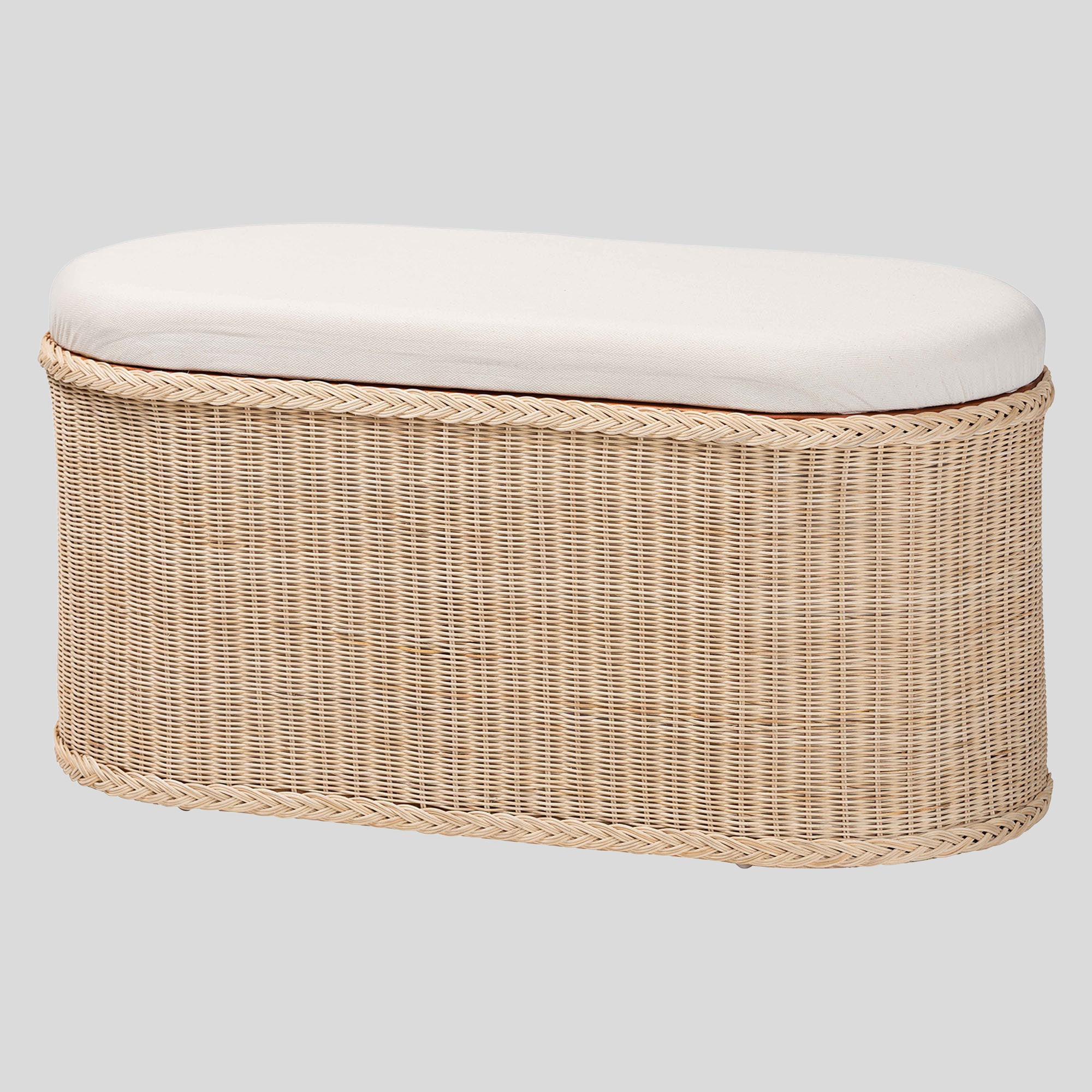 Kaelis Rattan Storage Bench