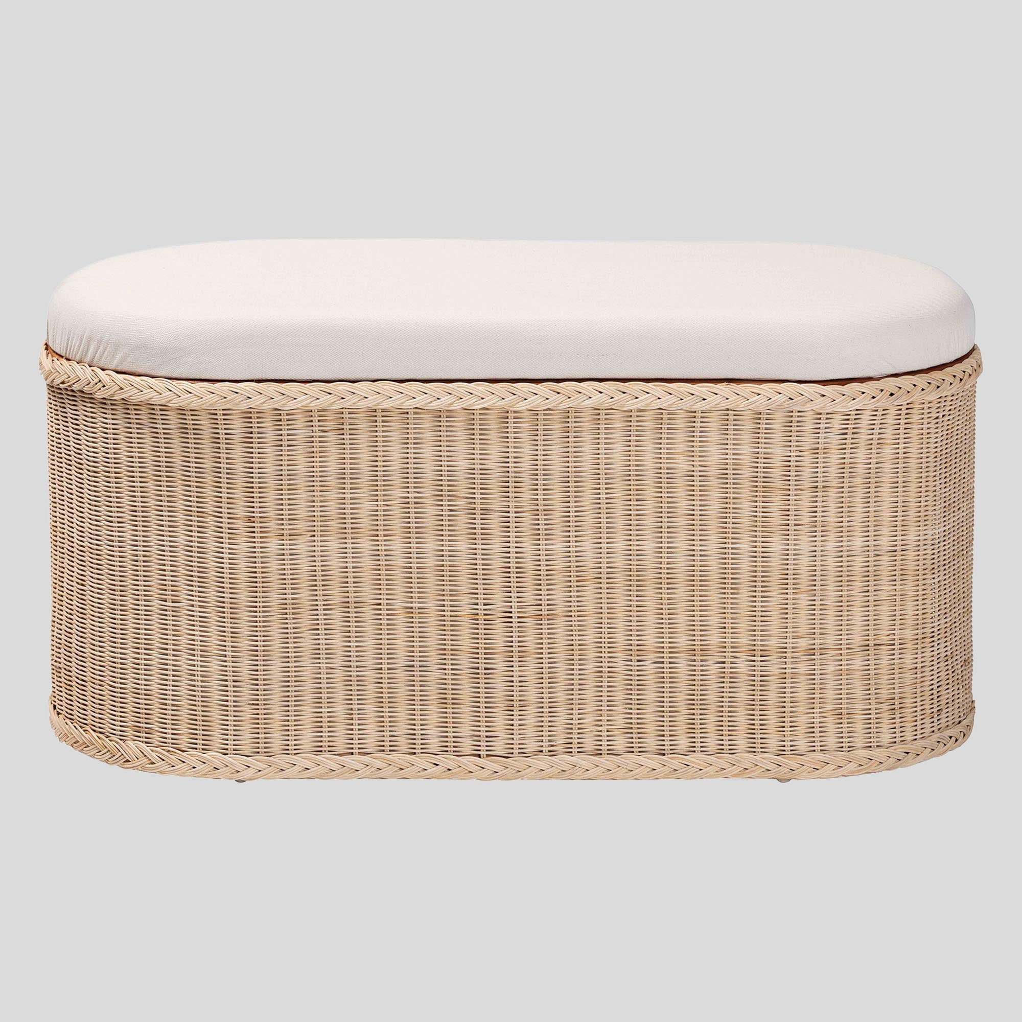 Kaelis Rattan Storage Bench