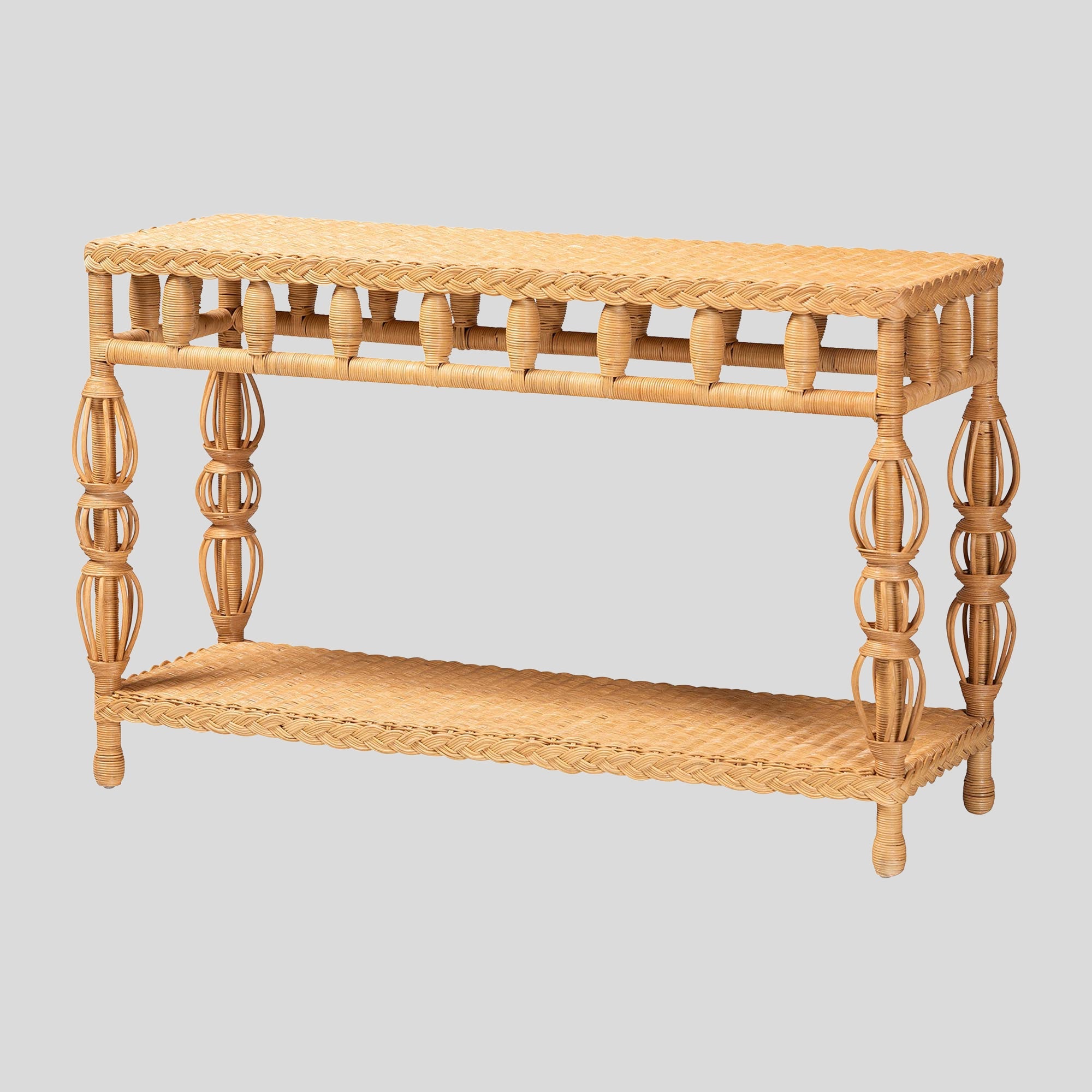 Thalassa Rattan Console Table