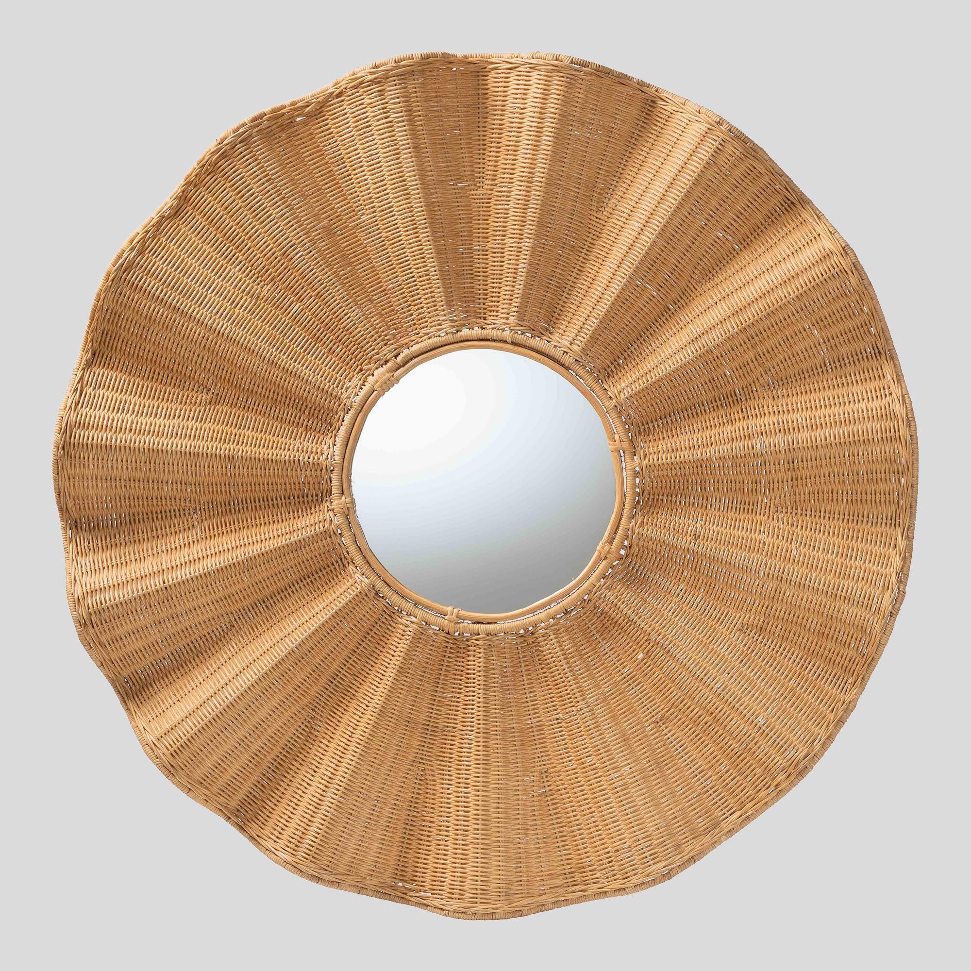 Usman Rattan Wall Mirror