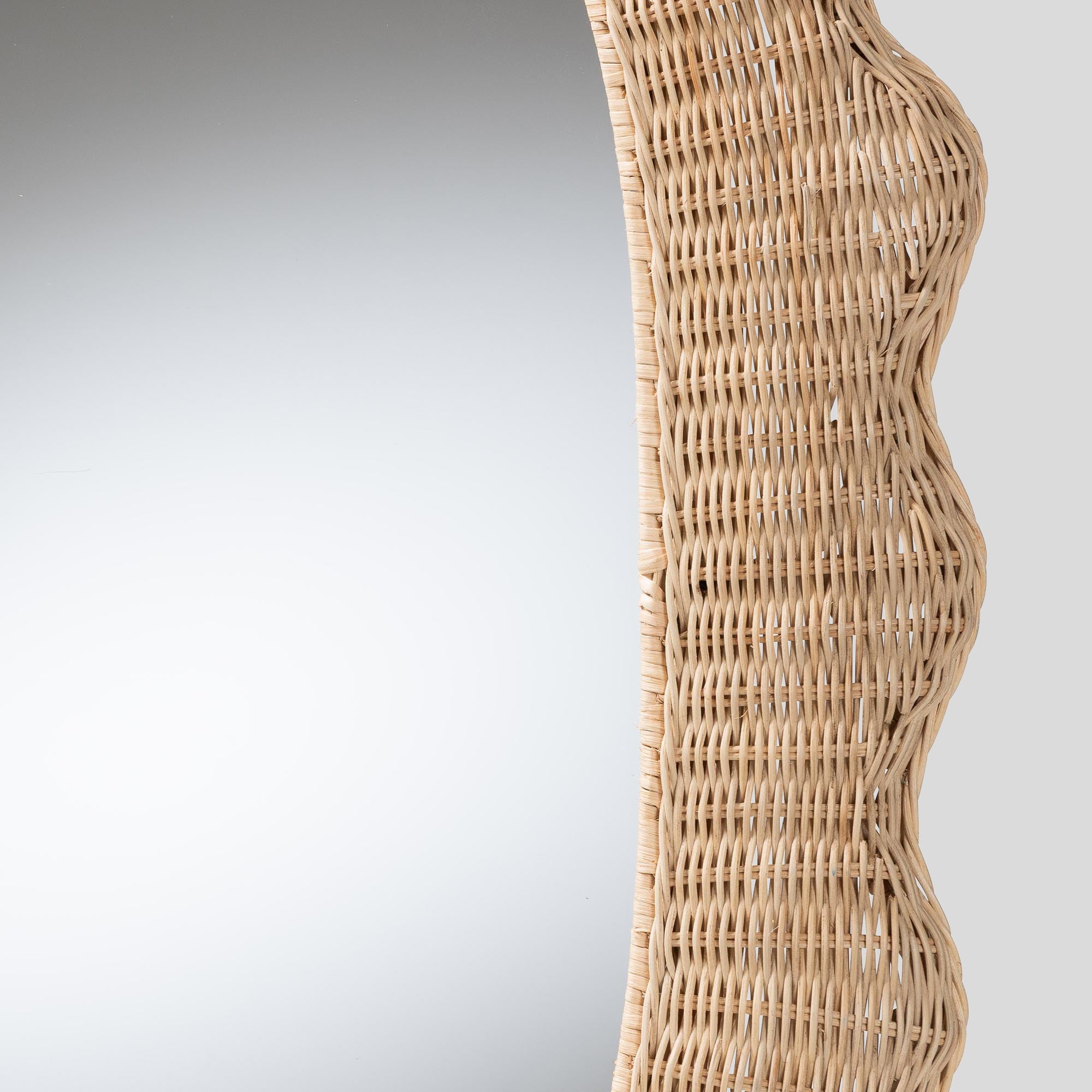 Yunus Rattan Wall Mirror