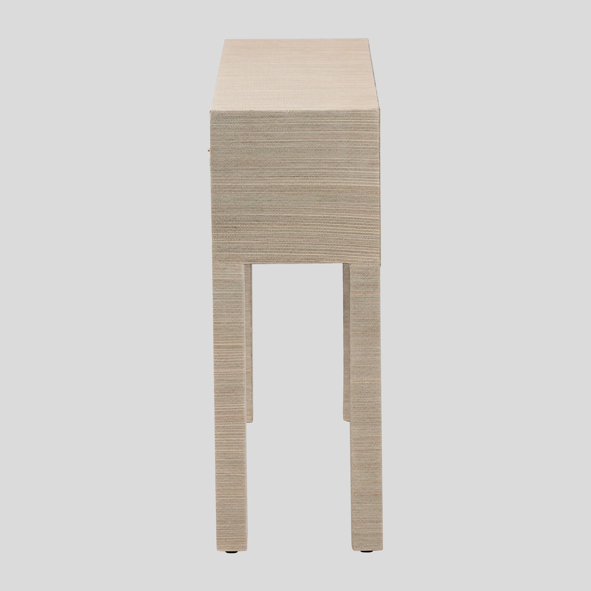 Ellington Grasscloth 2-Drawer Console Table