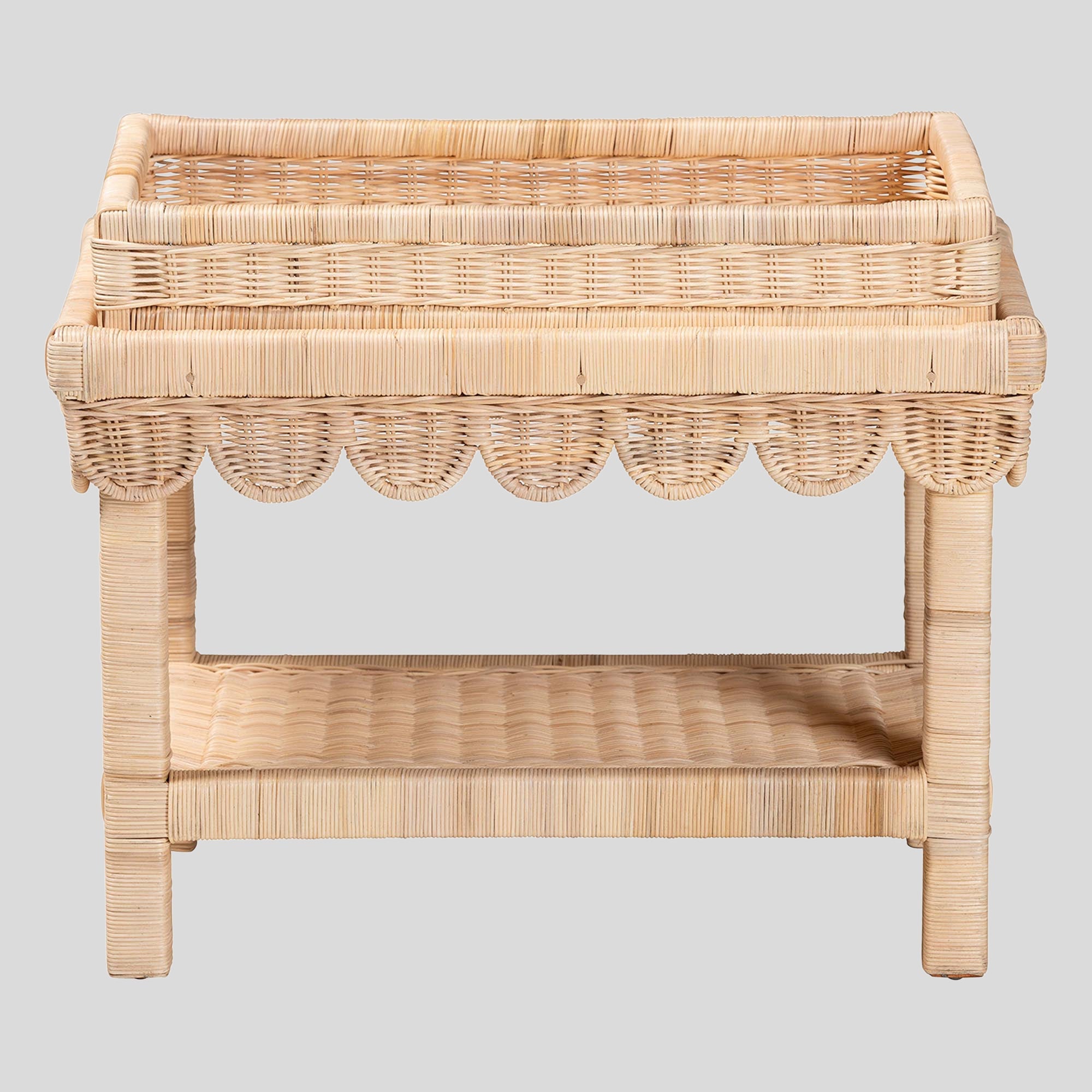 Zephyr Rattan End Table