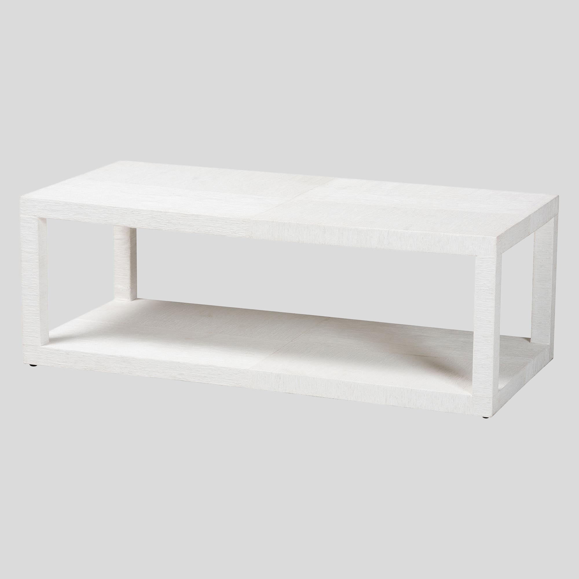 Breccan Grasscloth Coffee Table