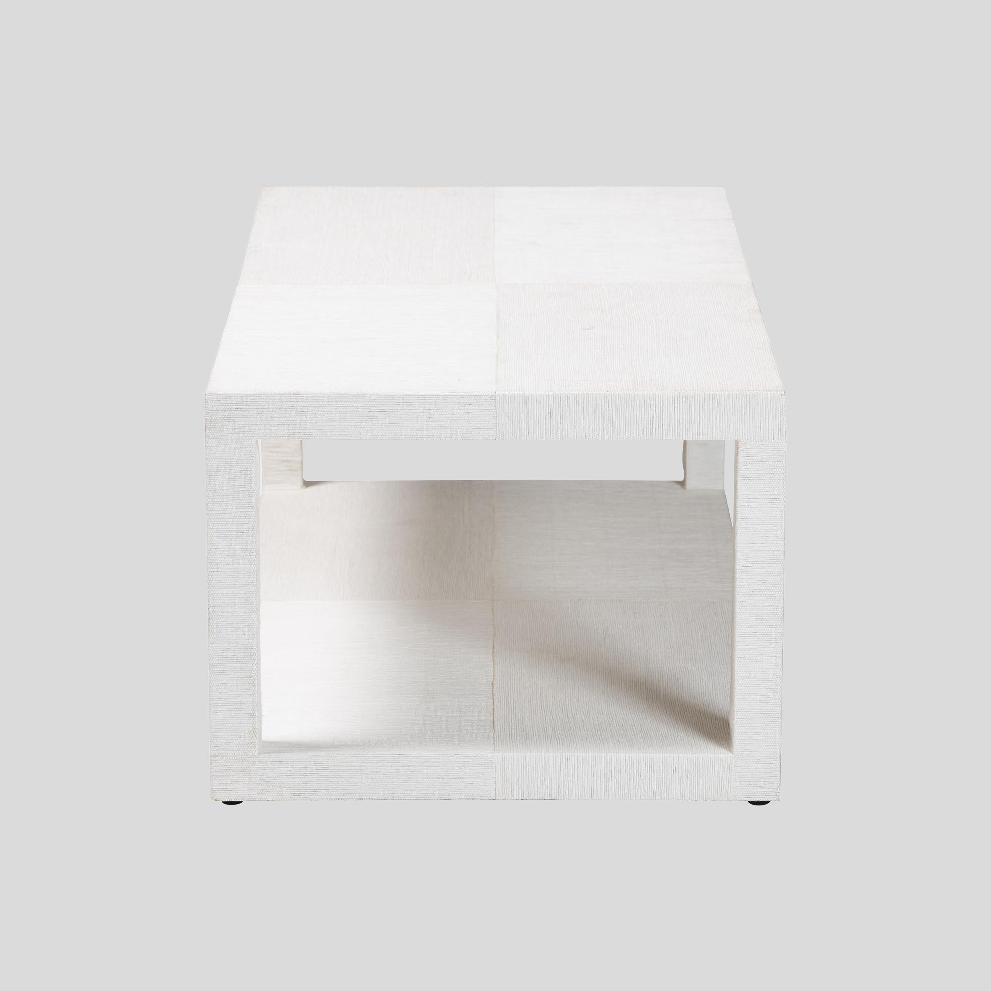 Breccan Grasscloth Coffee Table