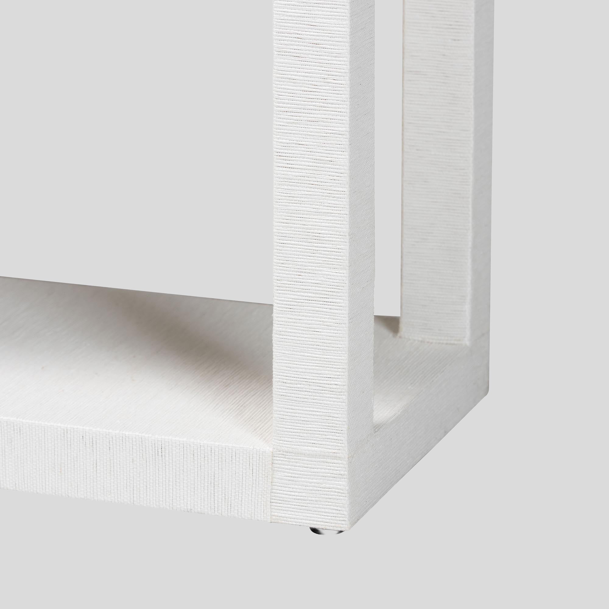 Breccan Grasscloth Bookshelf