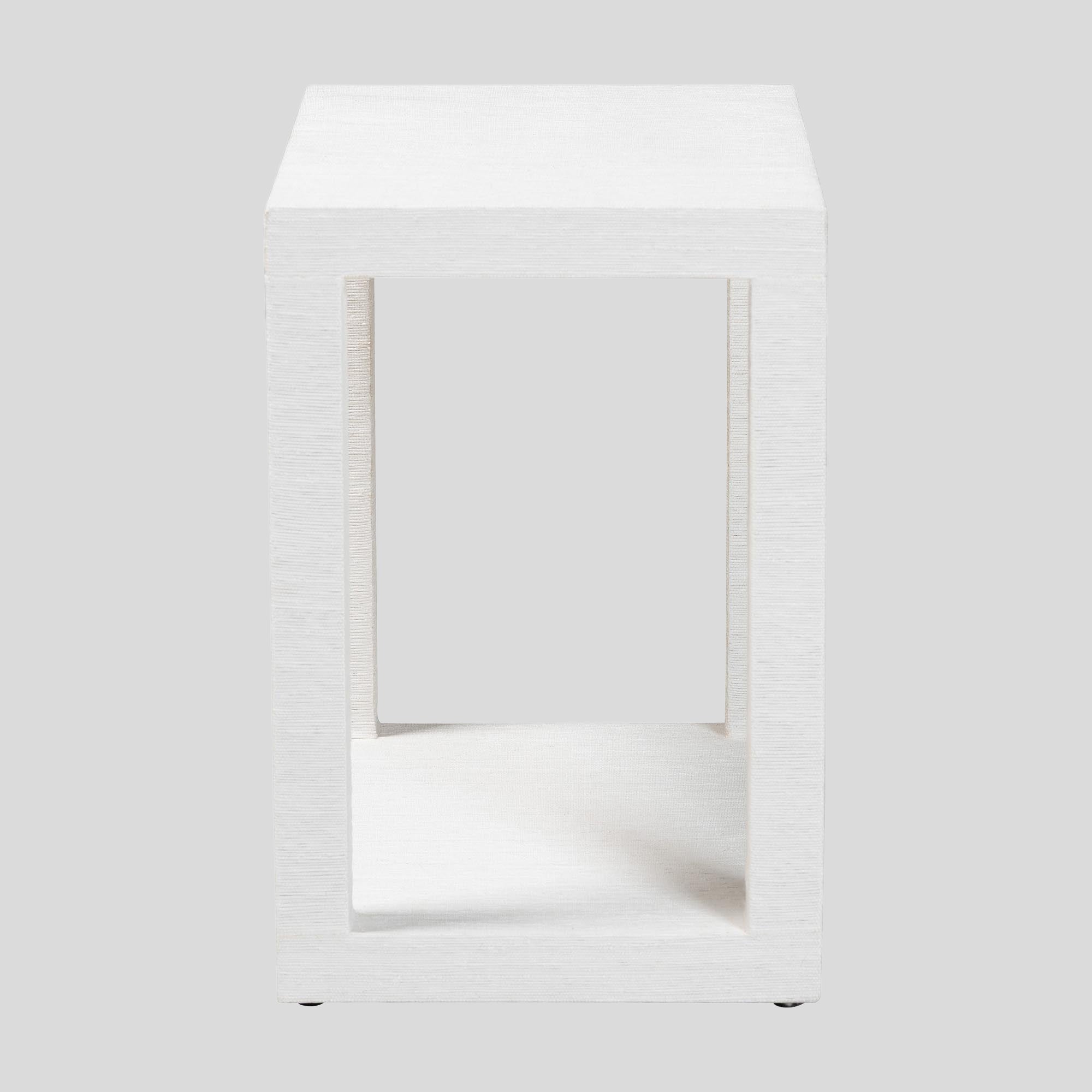 Breccan Grasscloth End Table