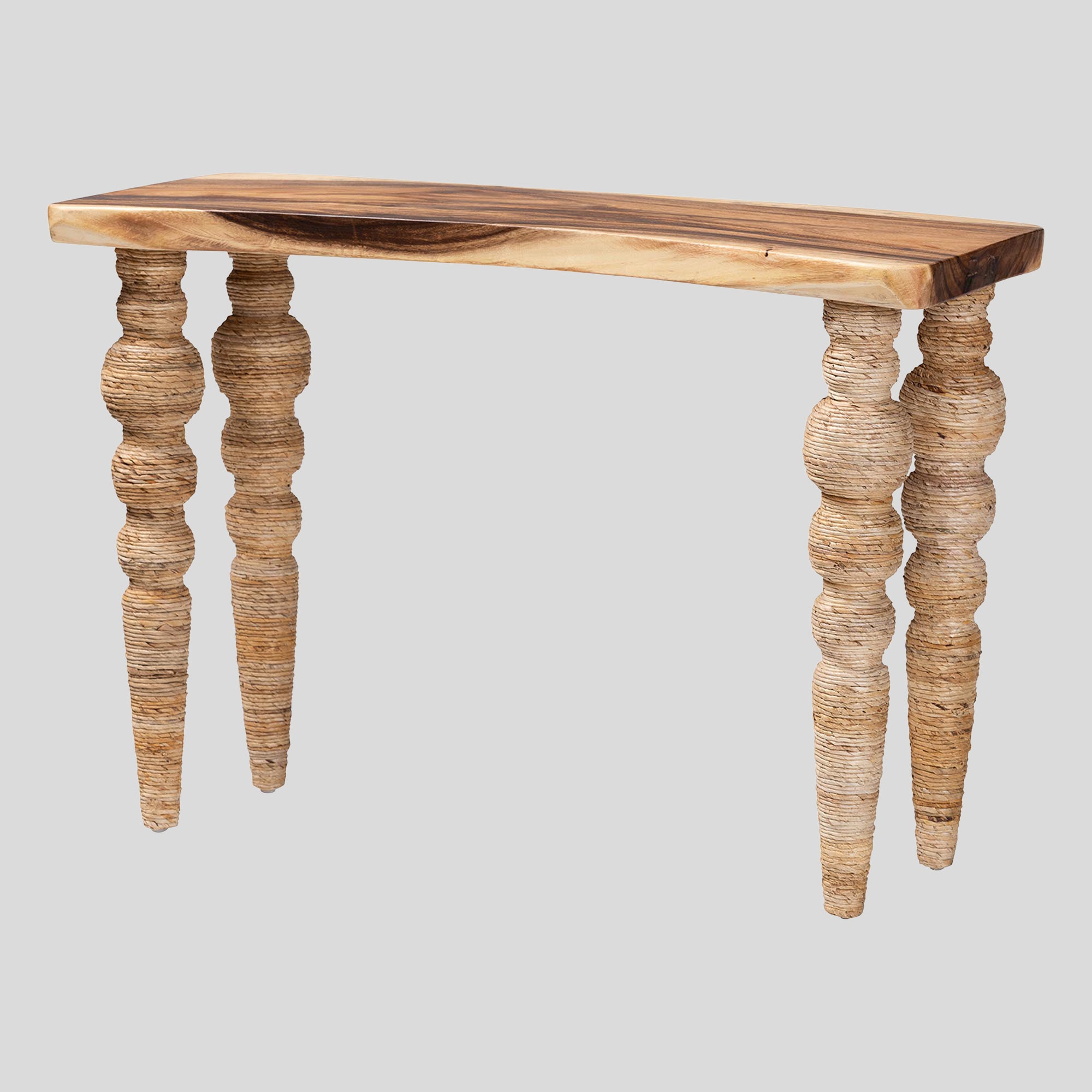 Saffron Teak Wood Console Table