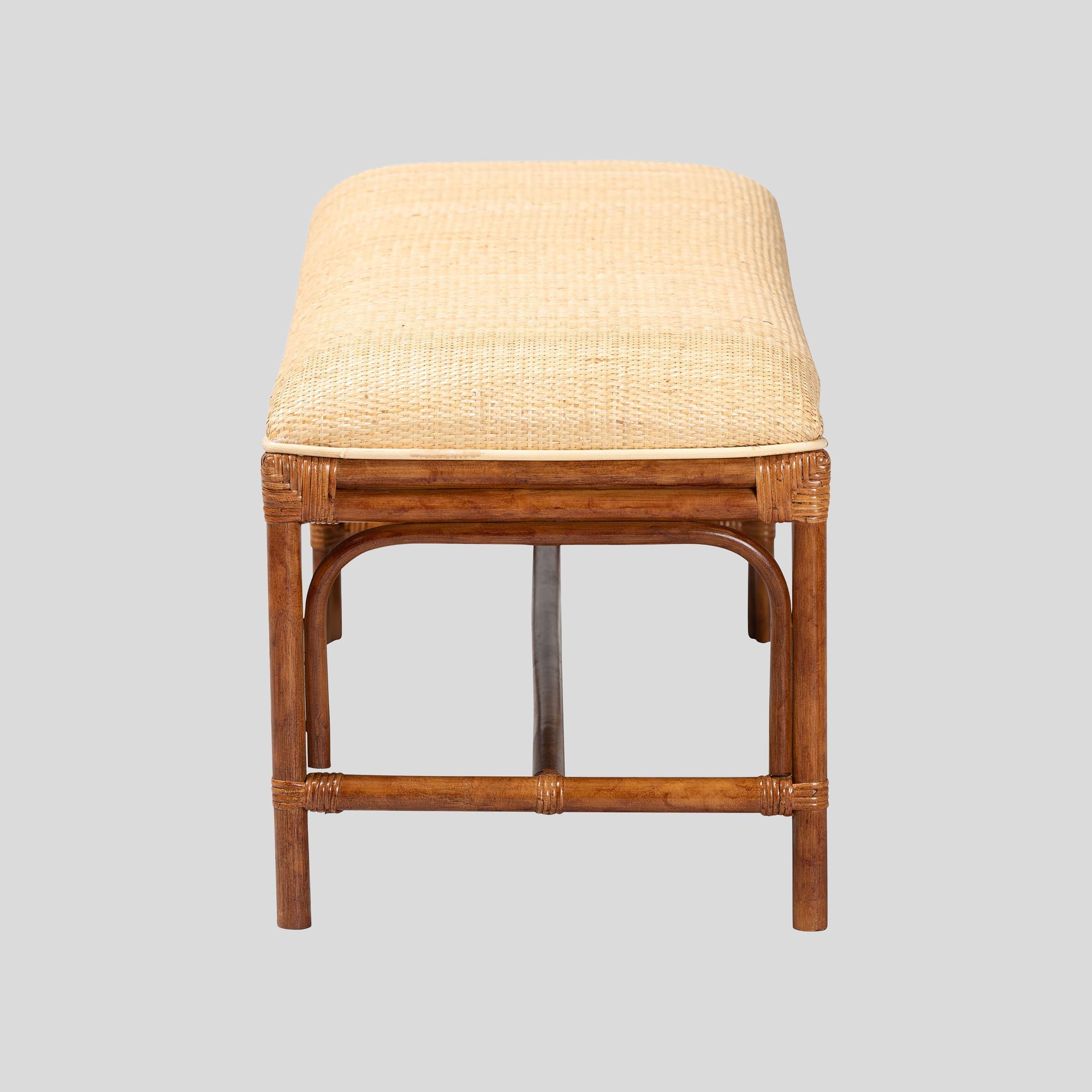 Cassian Rattan Bench