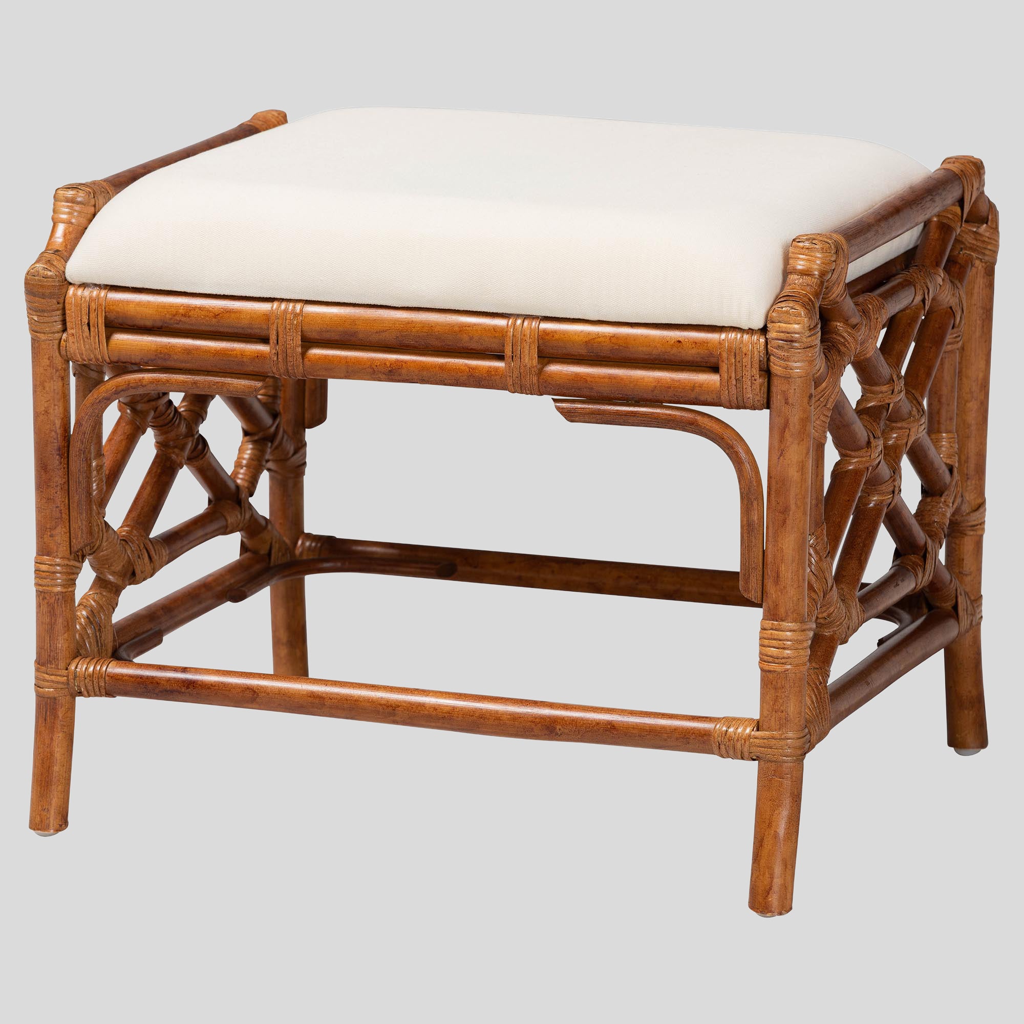 Calyx Rattan Ottoman