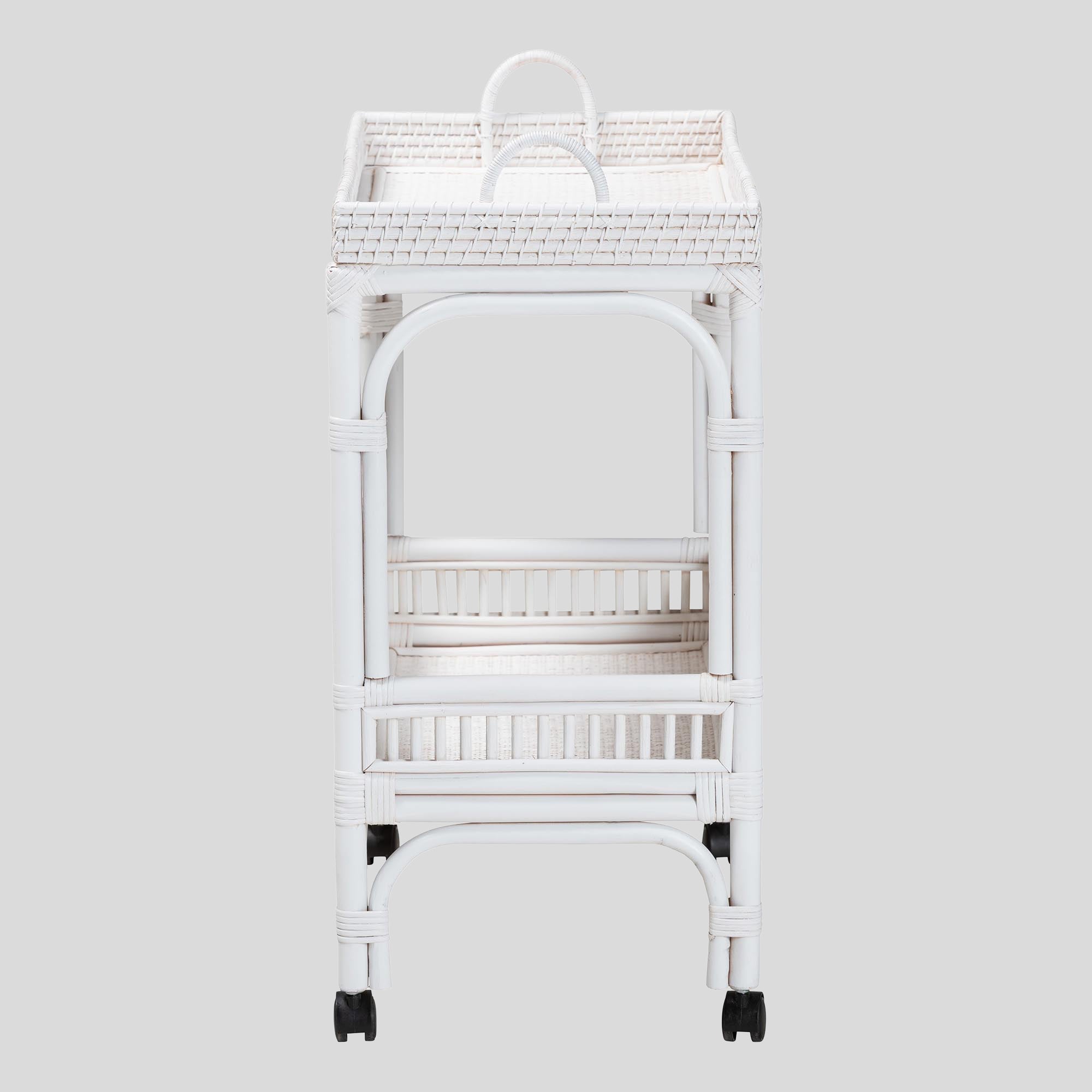Renato Rattan Wine Cart