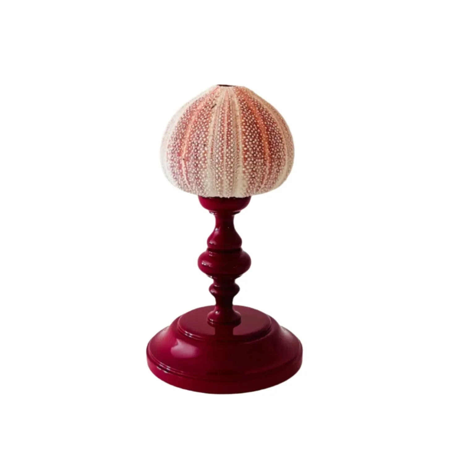 Noto Lacquered Sea Urchin Object, Crimson - The Mayfair Hall