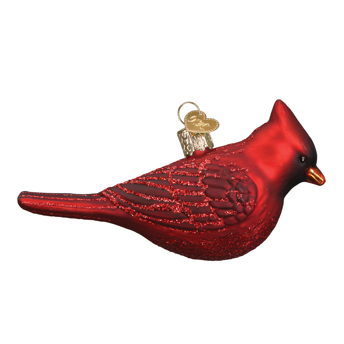 Northern Cardinal Blown Glass Christmas Ornament by Old World Christmas