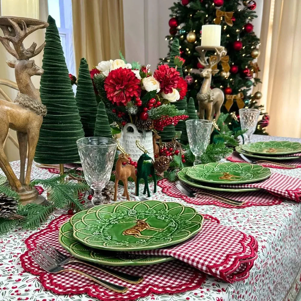 Bettina Napkin Red Gingham (Set of 4) - The Mayfair Hall
