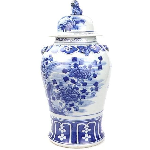 Bird and Floral Jar - The Mayfair Hall