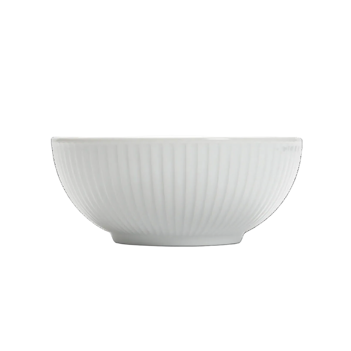 Plisse Individual Porcelain Bowls by Pillivuyt — Set of 4
