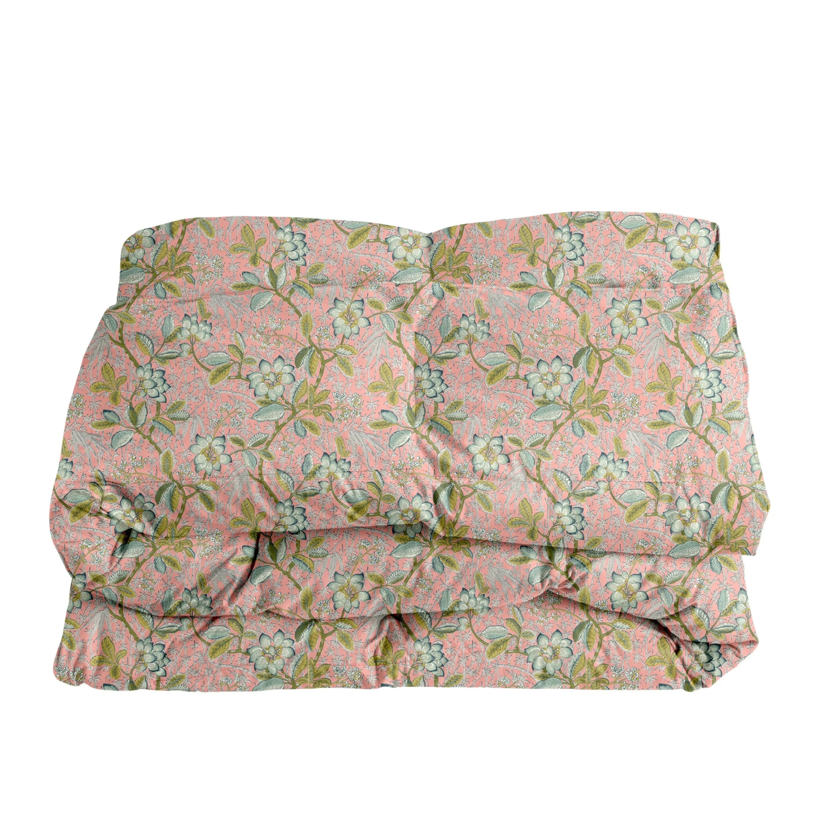 Abigail in Coral Comforter - The Mayfair Hall