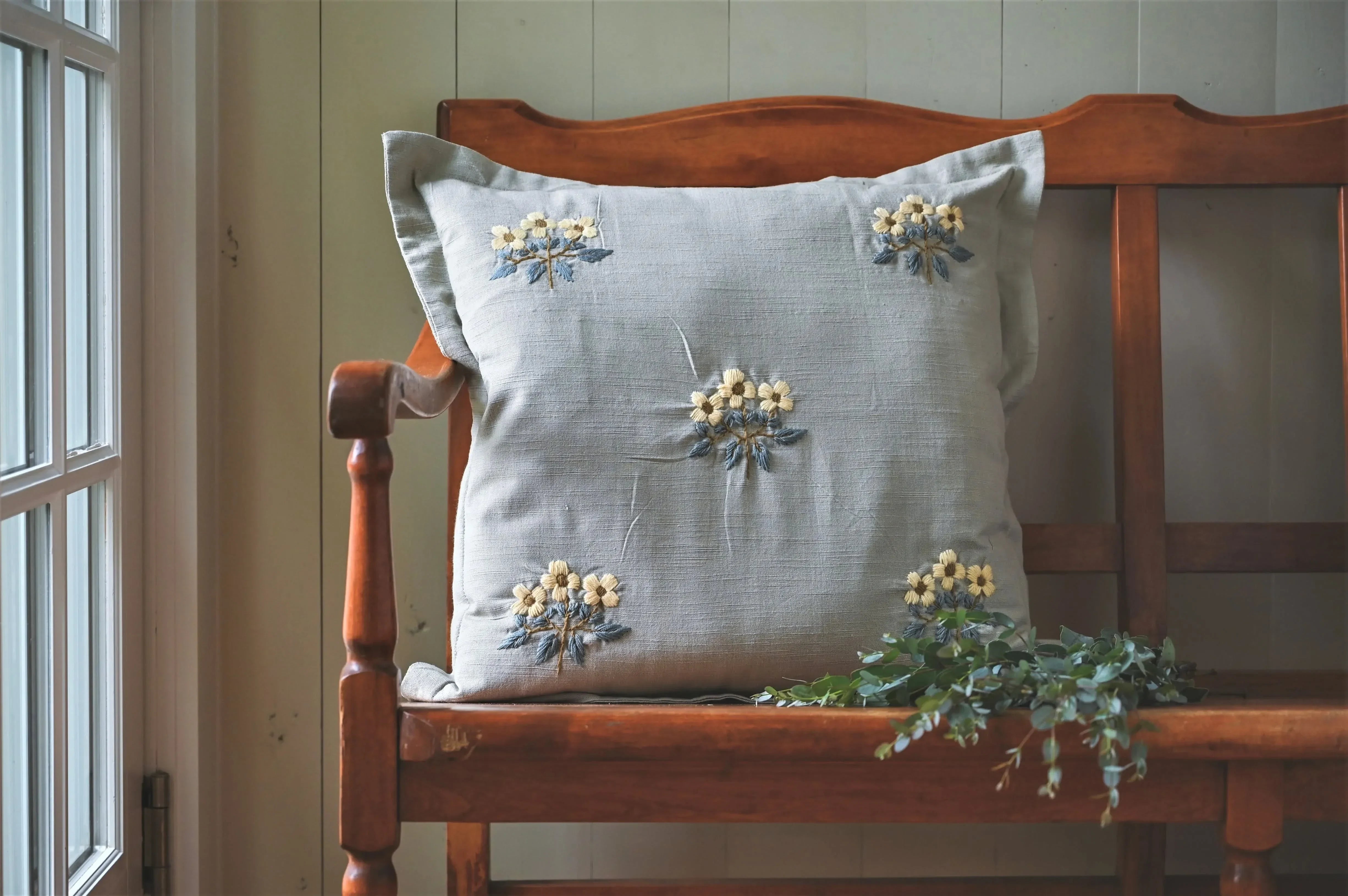 Florence Pillow (Natural) - The Mayfair Hall