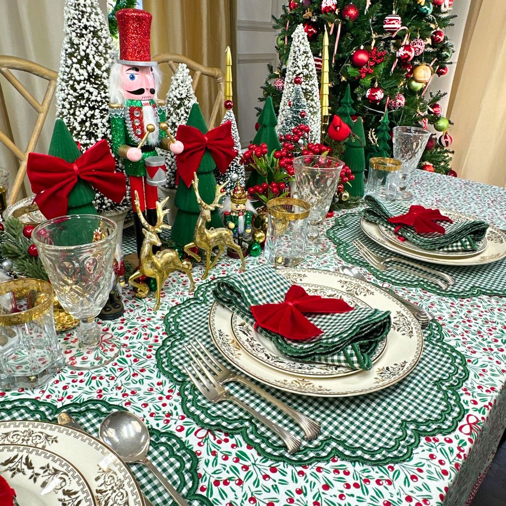 Bettina Napkin-Dark Green Gingham (Set of 4)
