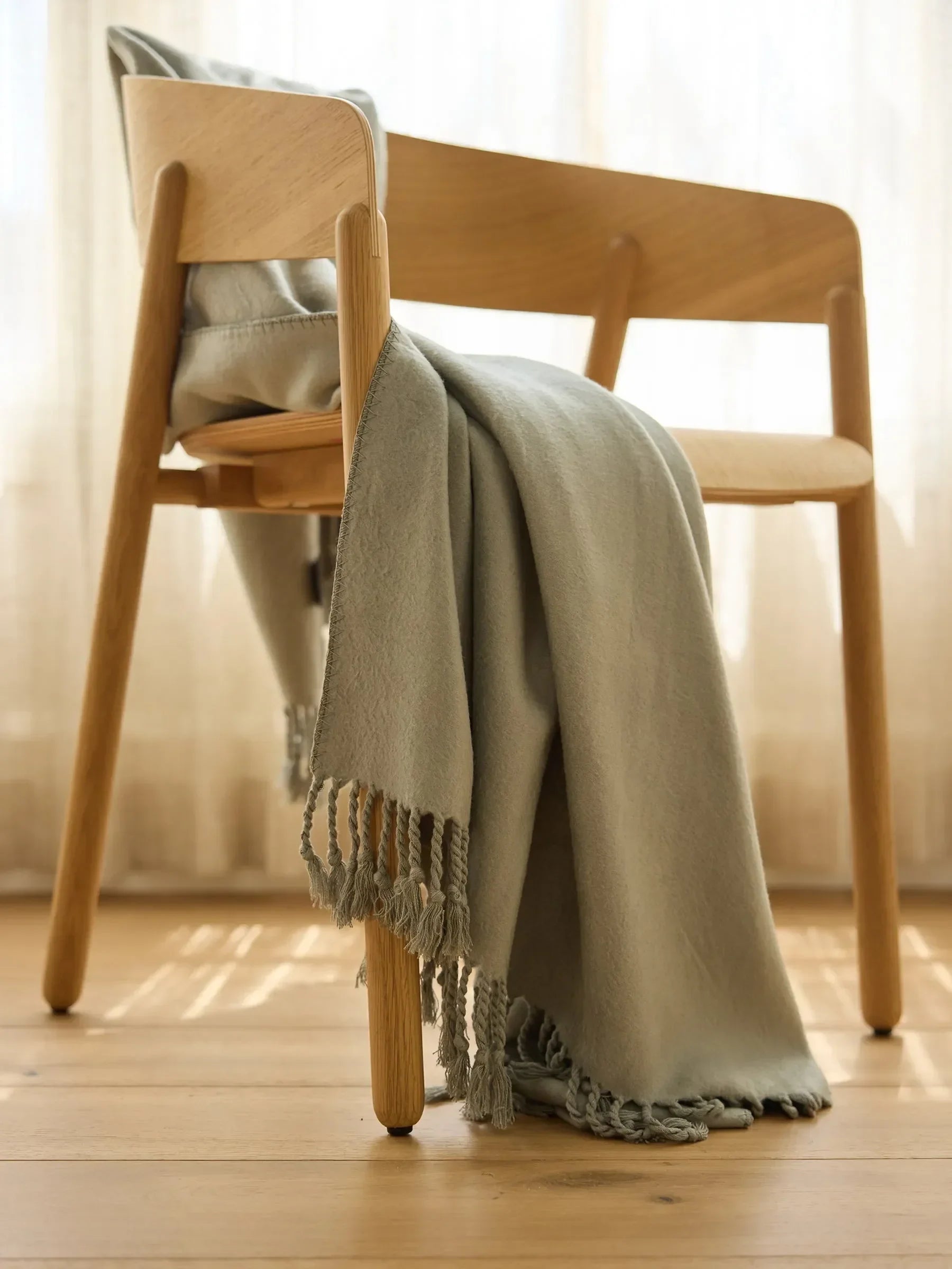 Bamboo Tassel Throw - The Mayfair Hall