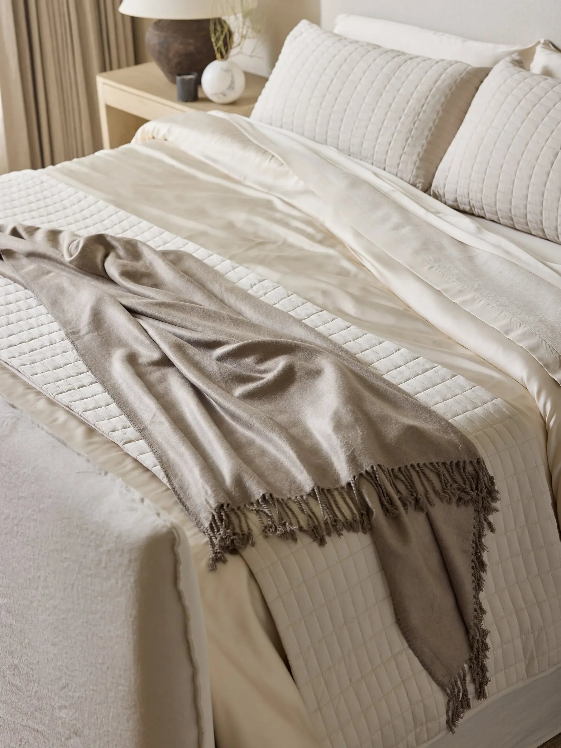 Bamboo Tassel Throw - The Mayfair Hall