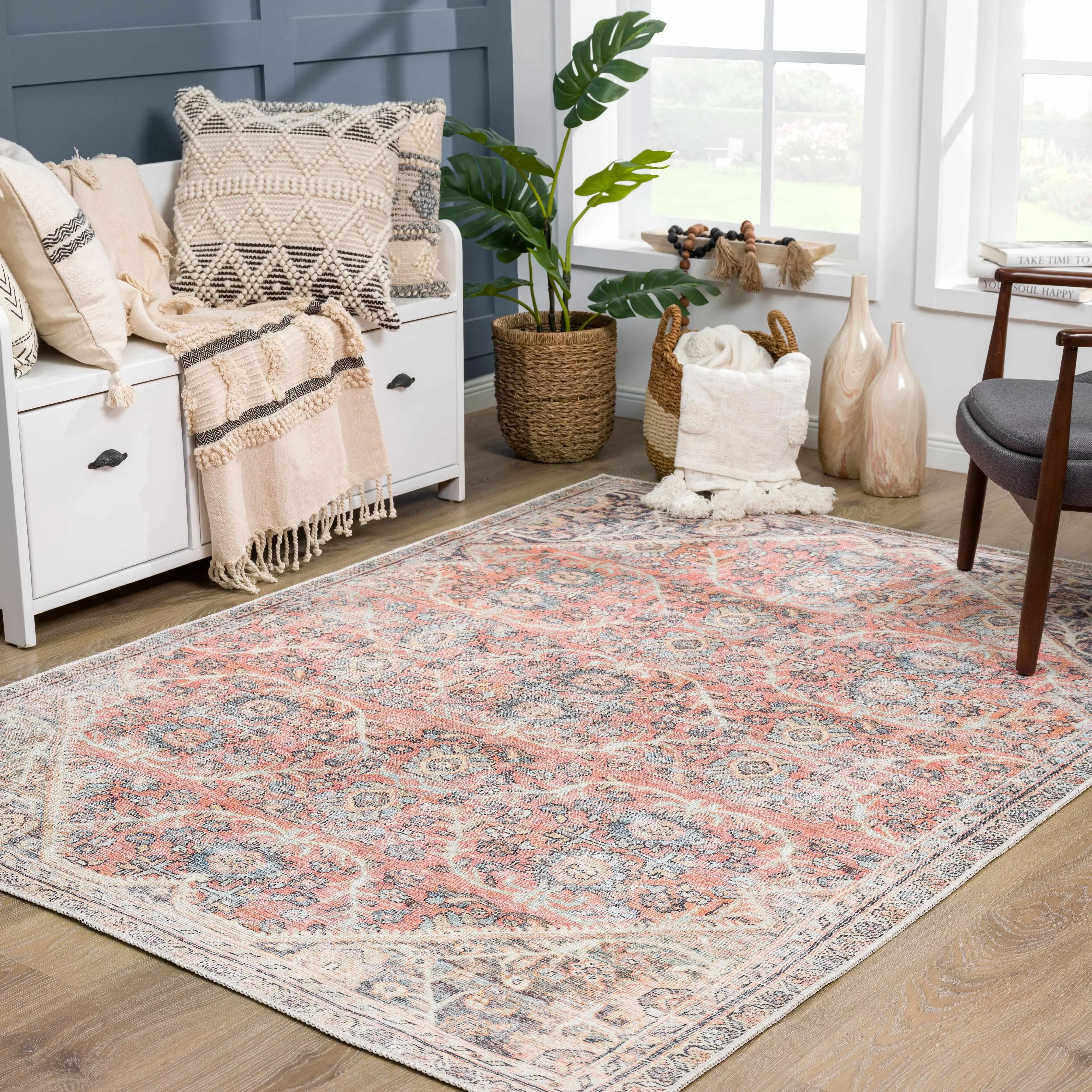 Konstantina Washable Traditional Rug - Limited Edition - The Mayfair Hall