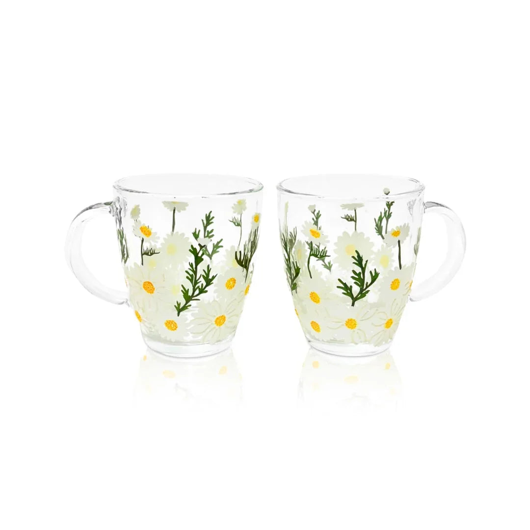 Painted Daisy Mugs - The Mayfair Hall