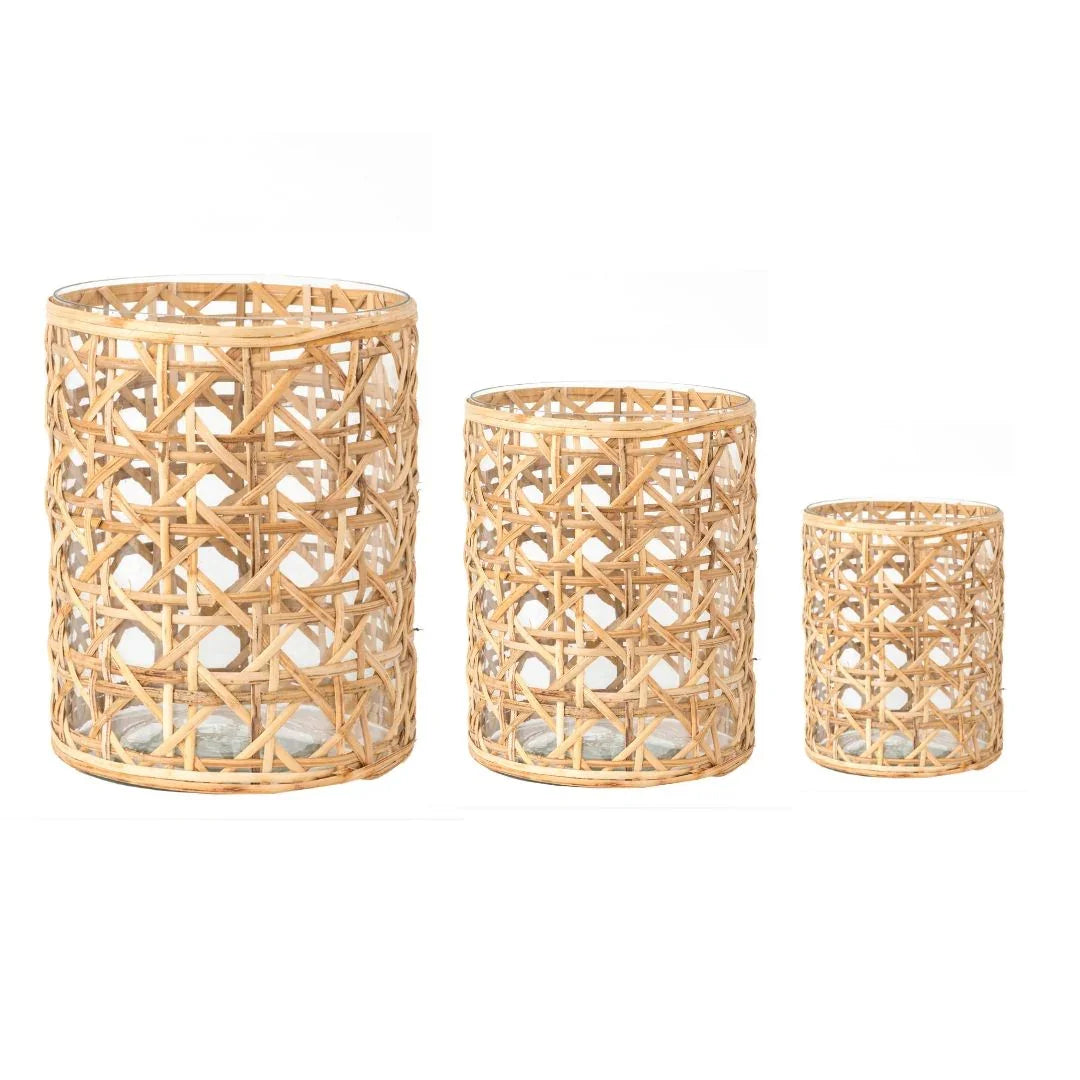 Chunky Cane Wicker Hurricane - The Mayfair Hall