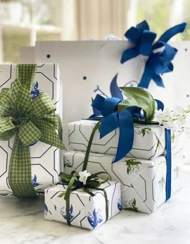 Reversible Lily of the Valley Gift Wrap - The Mayfair Hall