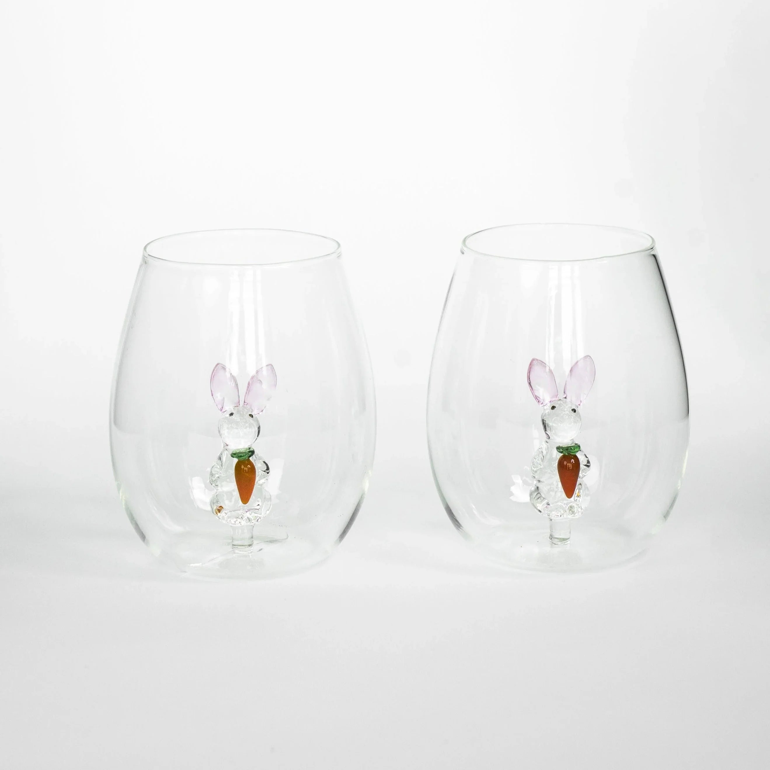 3D Easter Bunny Stemless Glasses - The Mayfair Hall