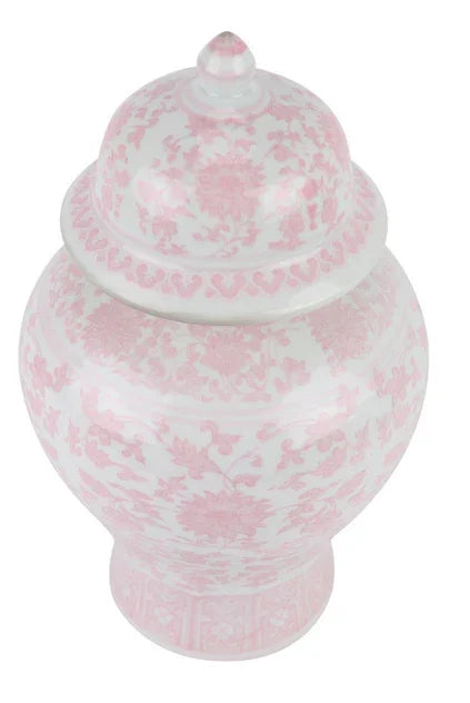 Pink Floral Jar - The Mayfair Hall