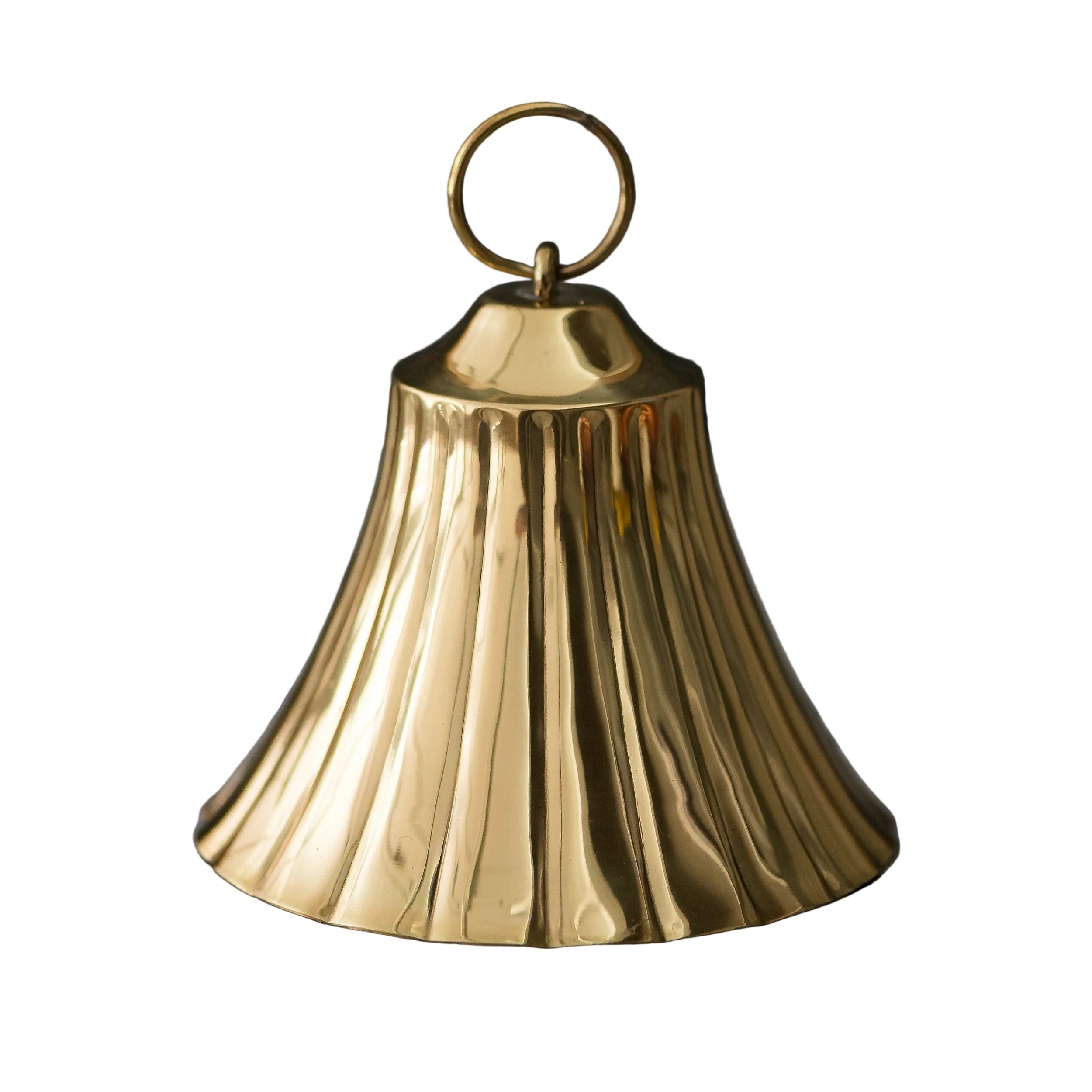 Scalloped Brass Bell