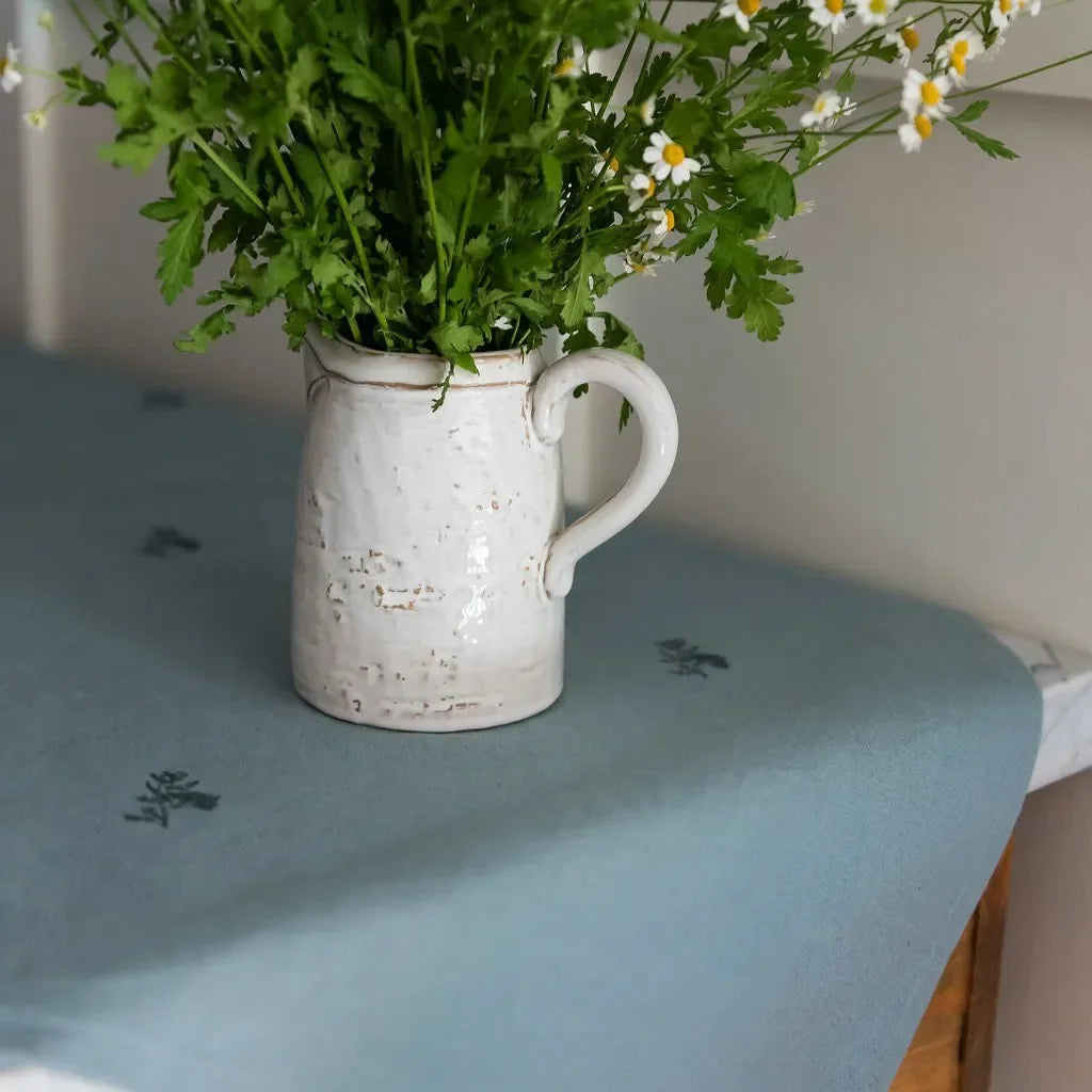 Blue Fleur Embroidered - The Mayfair Hall