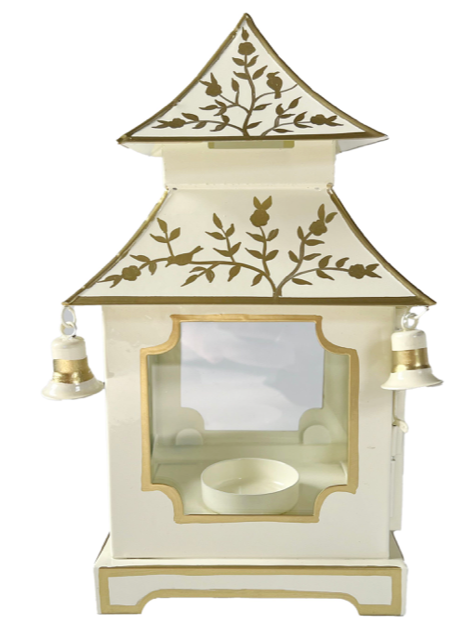 Ivory & Gold Vine Chinoiserie