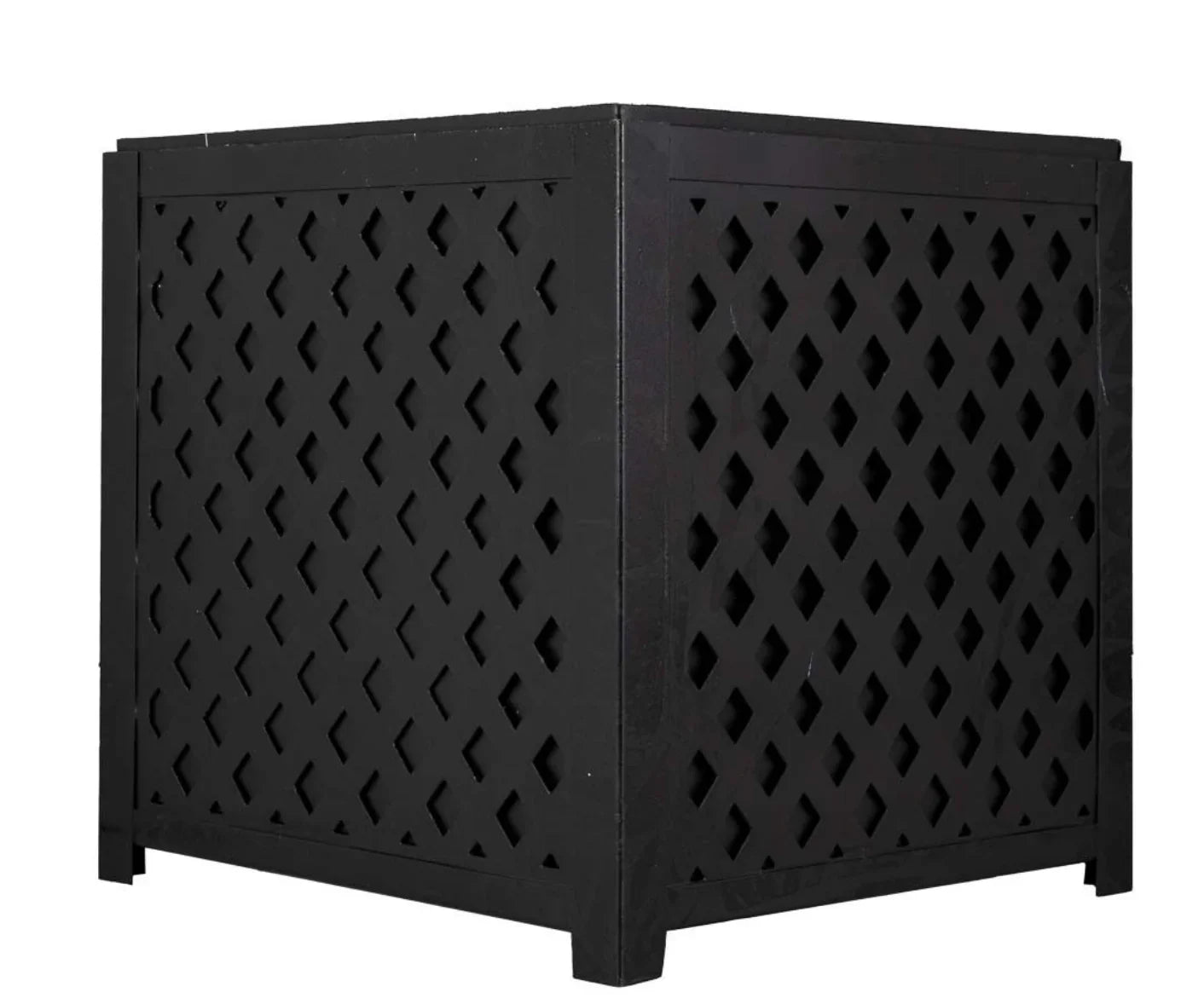 Black Fretwork Planter - The Mayfair Hall