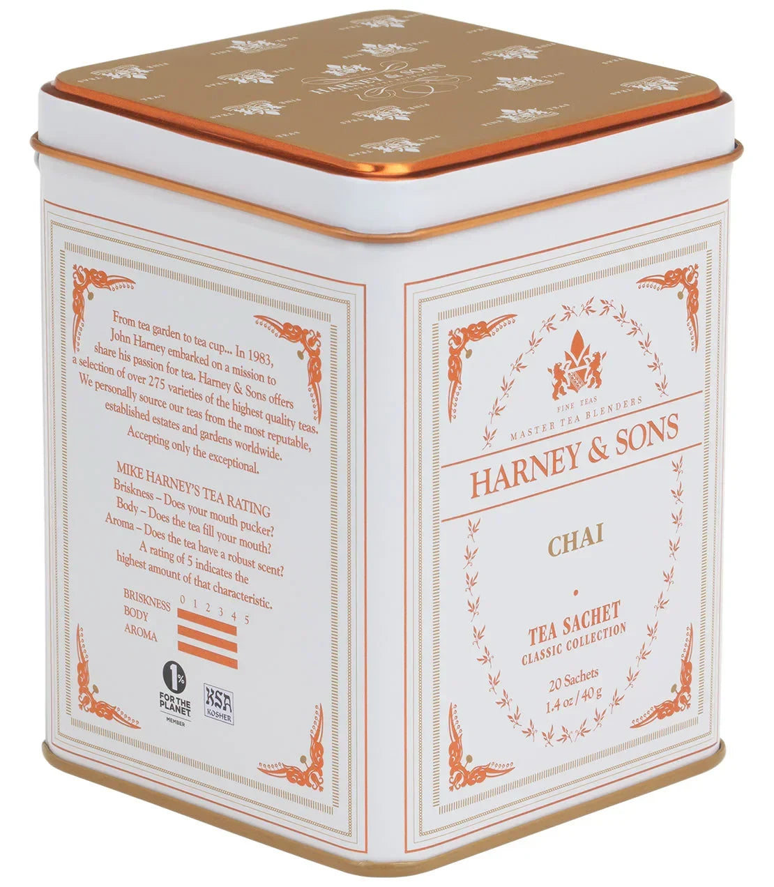 Chai, Classic Tin of 20 Sachets - The Mayfair Hall