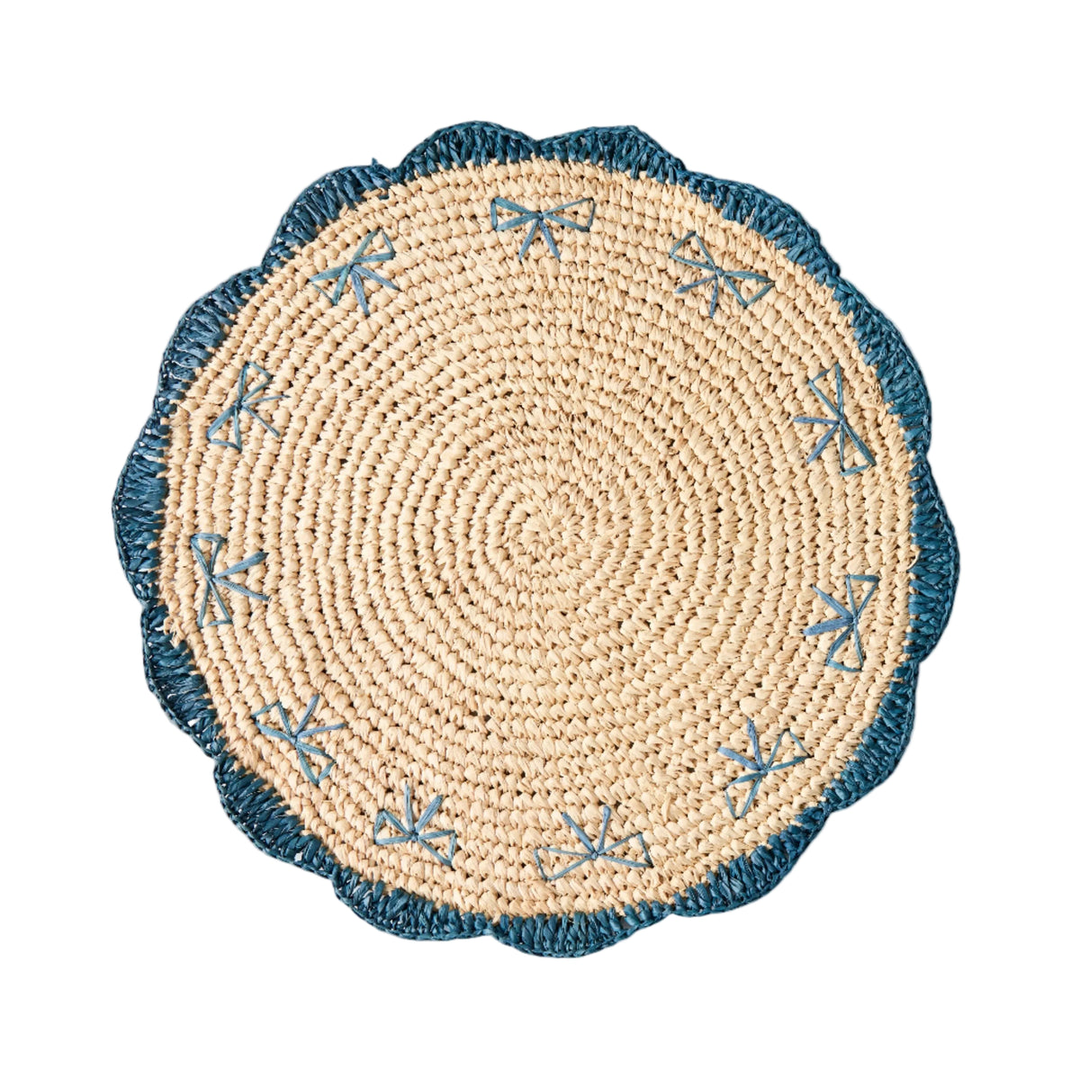 Bow Raffia Placemat by Payton James