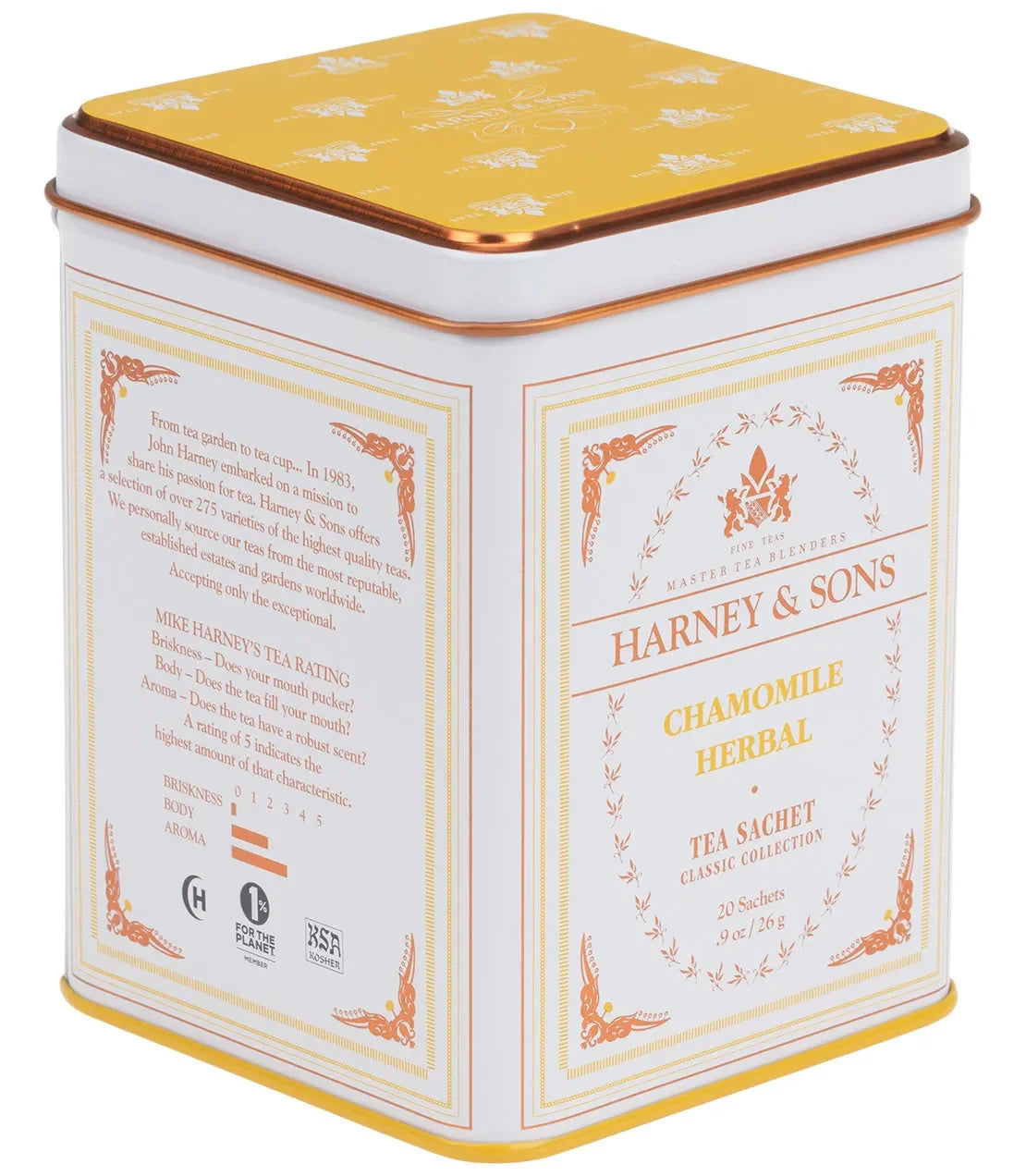 Chamomile Herbal, Classic Tin of 20 Sachets - The Mayfair Hall