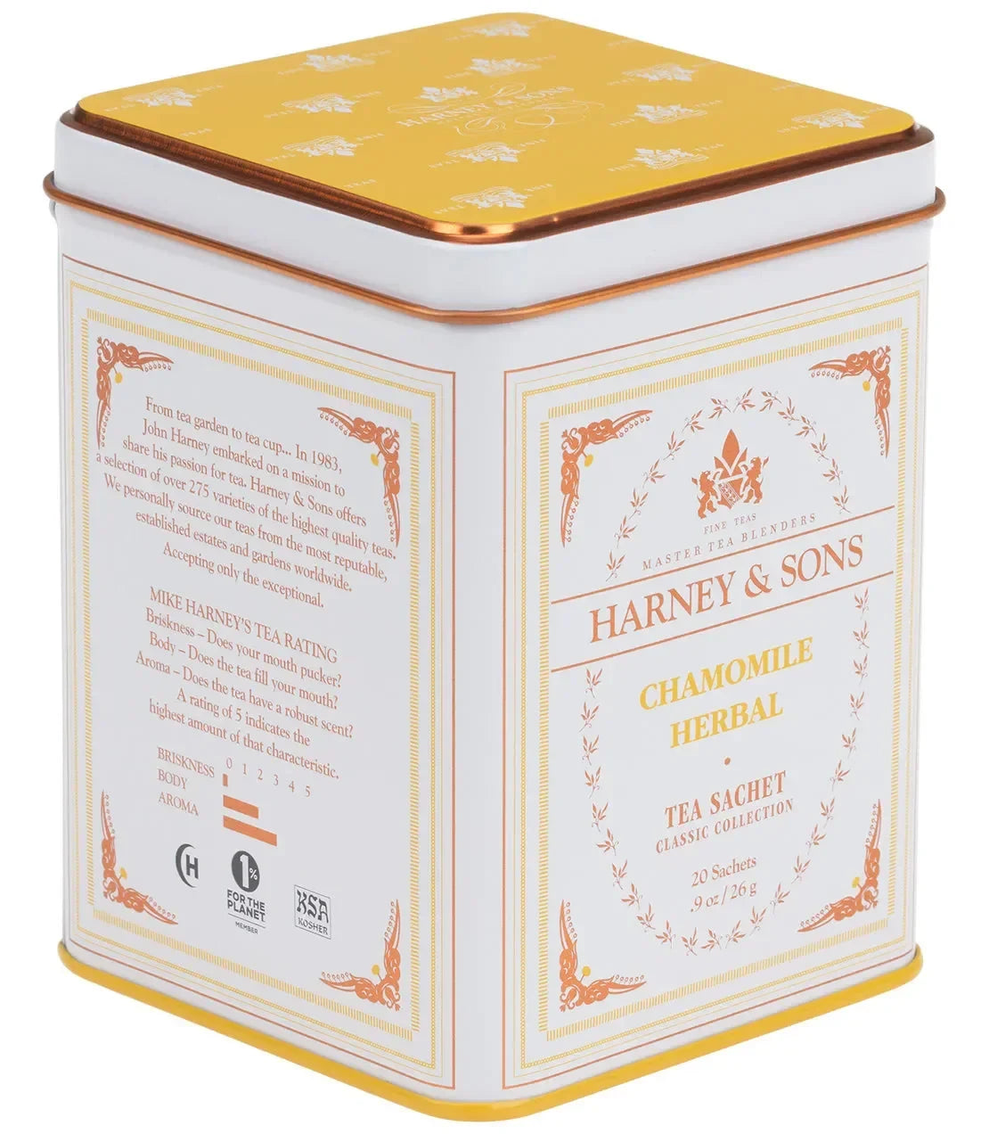 Chamomile Herbal, Classic Tin of 20 Sachets - The Mayfair Hall